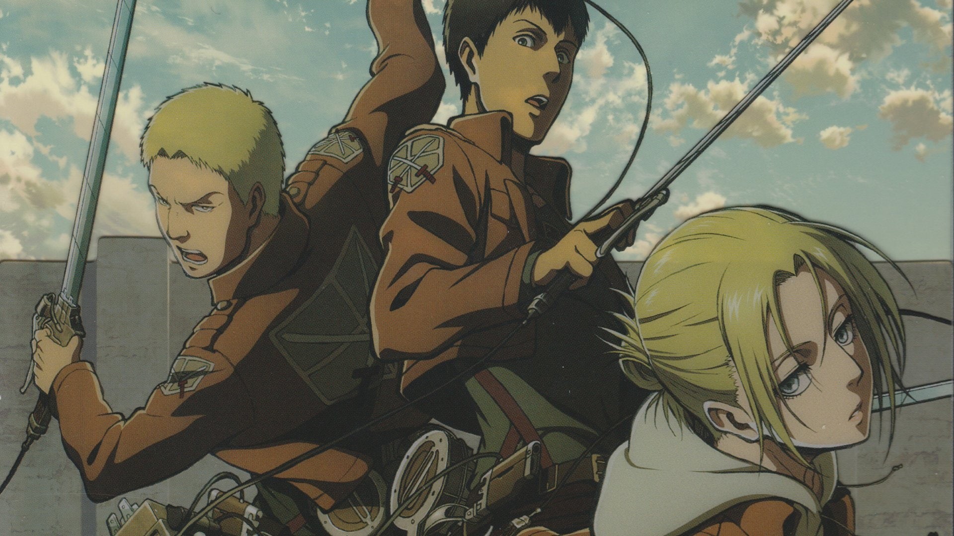 Annie Leonhart, Attack On Titan, Reiner Braun, 1080P, Anime, Bertholdt Hoover, HD Wallpaper