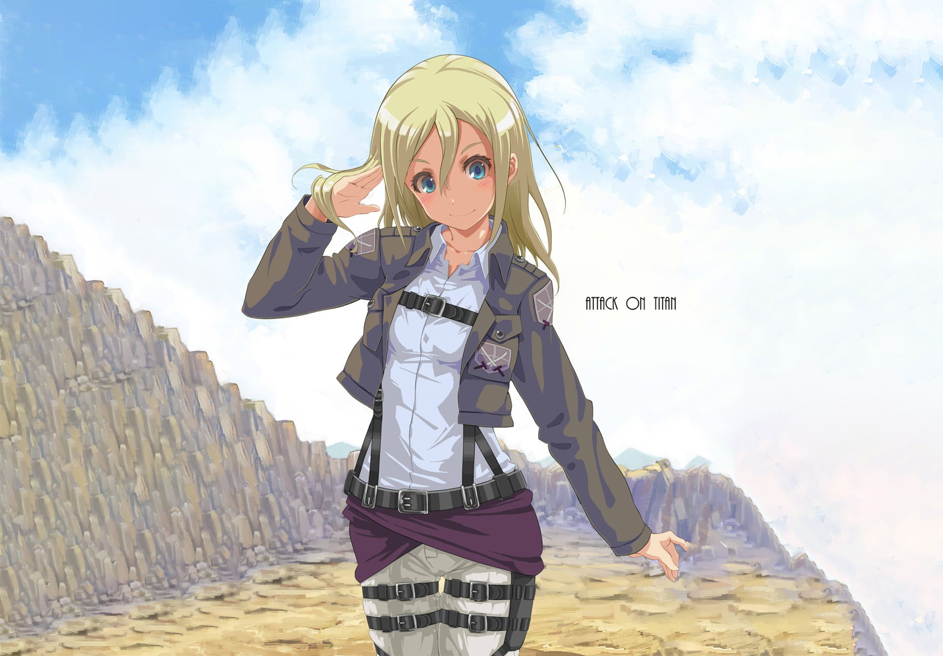 1080P, Anime, Historia Reiss, Attack On Titan, HD Wallpaper