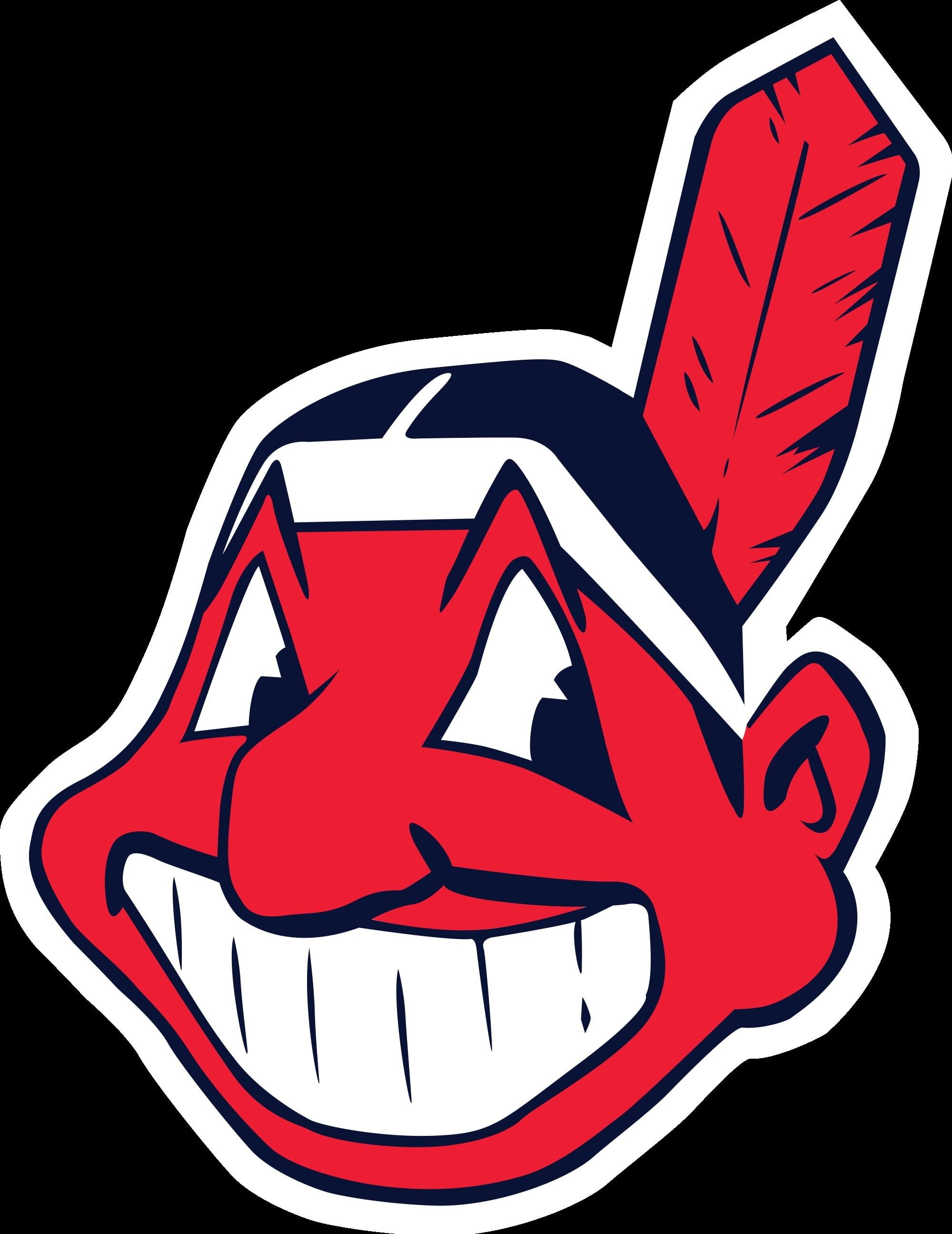 warning sign, sign, consumerism, night, black background, people, activity, blue, symbol, red, logotype, single object, dark, cut out, black color, Cleveland Indians, Phone HD Wallpaper