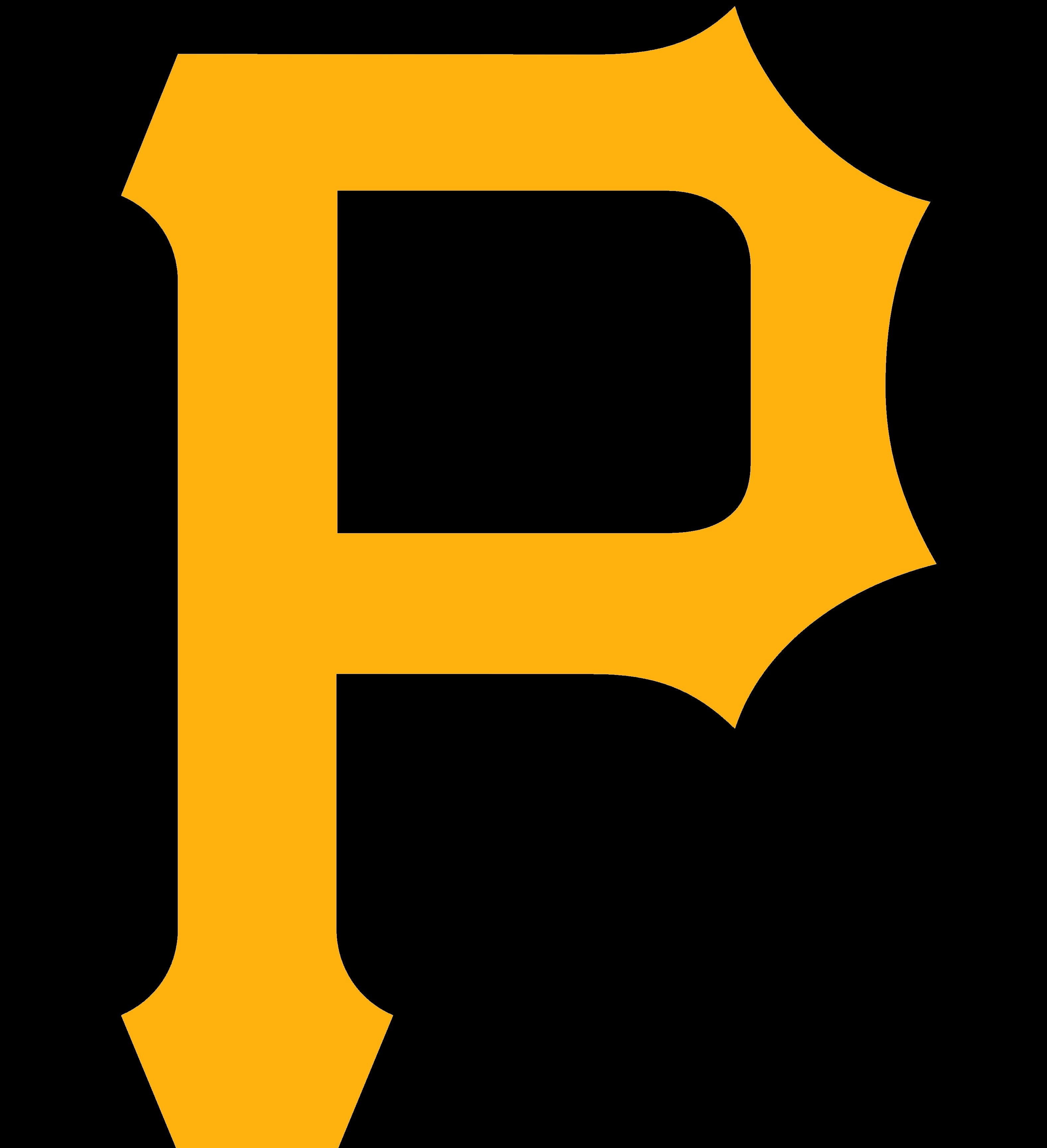 black color, symbol, sign, simplicity, black background, backgrounds, close-up, no people, yellow, dark, vibrant color, logotype, silhouette, message, Pittsburgh Pirates, Phone HD Wallpaper