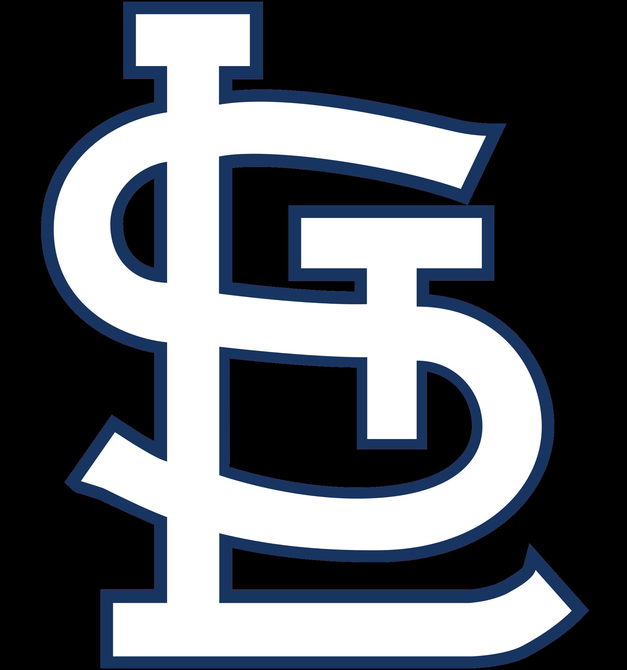 black color, no people, indoors, shape, three dimensional, white color, technology, logotype, western script, black background, cut out, Saint Louis Cardinals, Phone HD Wallpaper