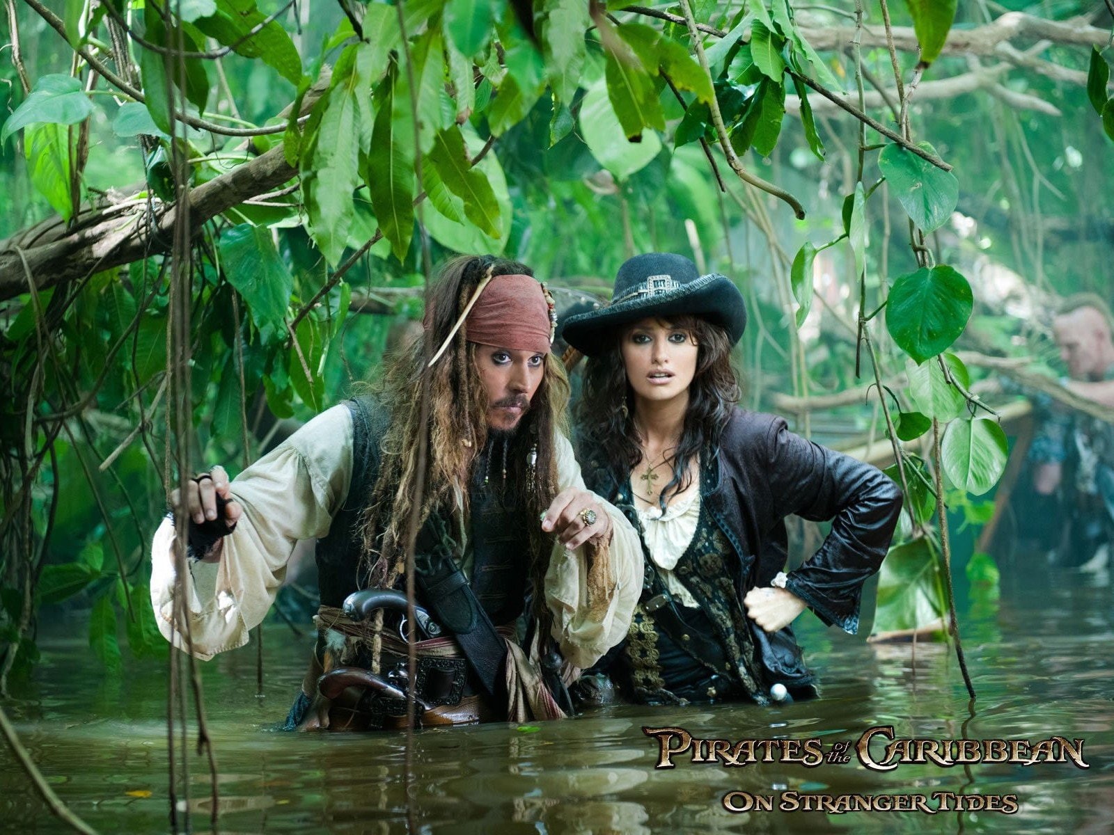 pirates, depp, caribbean, 720P, jack, johnny, captain, sparrow, penelope, cruz, HD Wallpaper