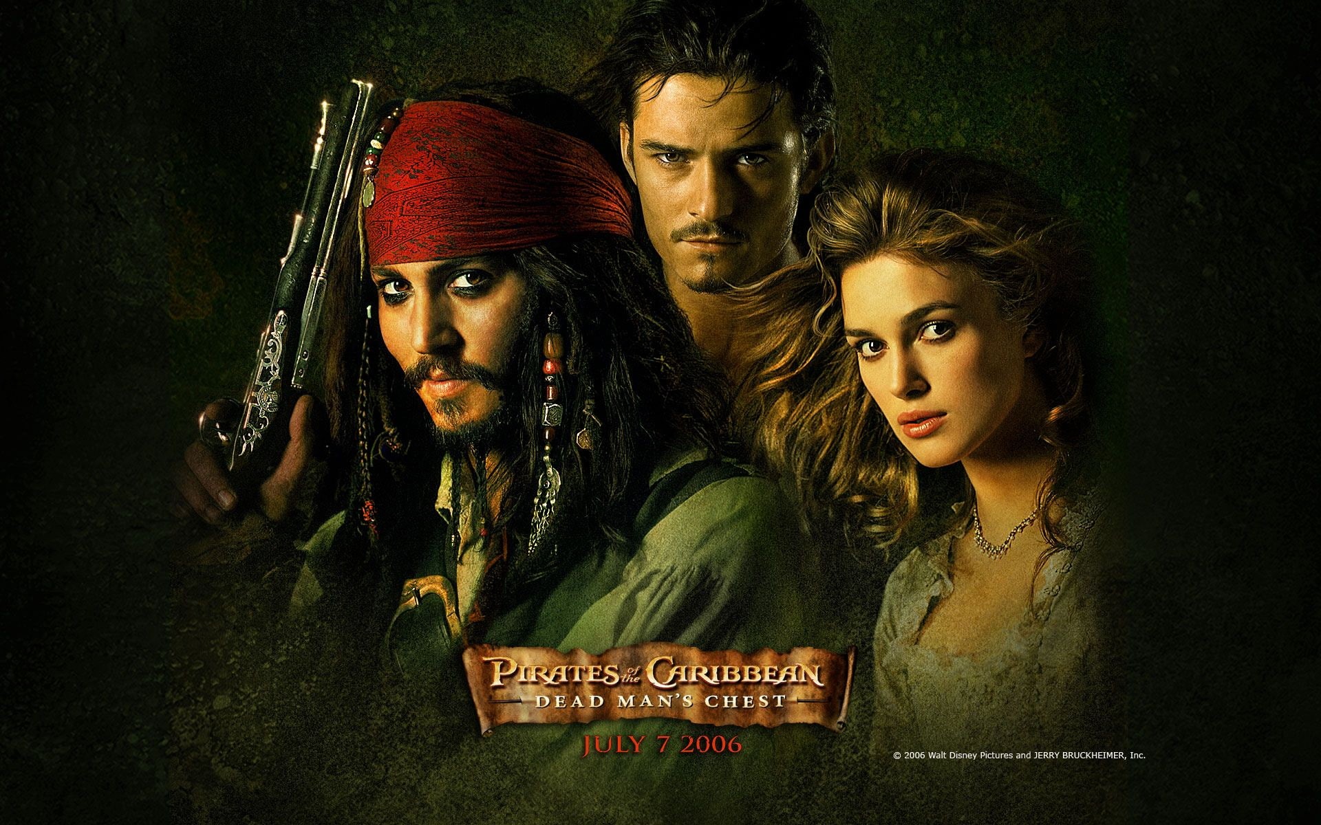 elizabeth, orlando, pirates, movies, swann, caribbean, 1080P, captain, bloom, jack, sparrow, HD Wallpaper
