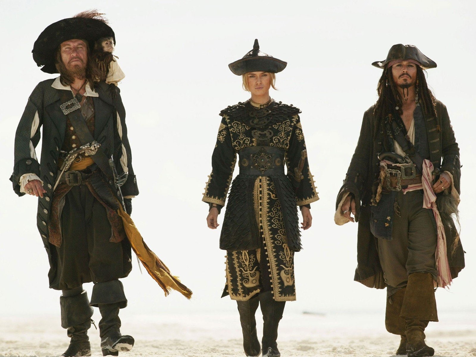 knightley, 720P, film, caribbean, hector, jack, movies, pirates, captain, sparrow, elizabeth, swann, keira, barbossa, HD Wallpaper
