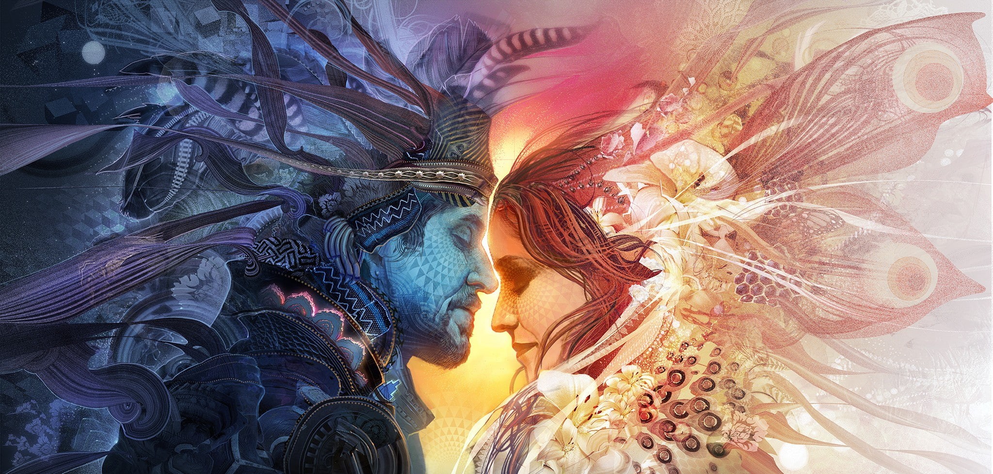 1080P, Android Jones, IT design, psychedelic, HD Wallpaper
