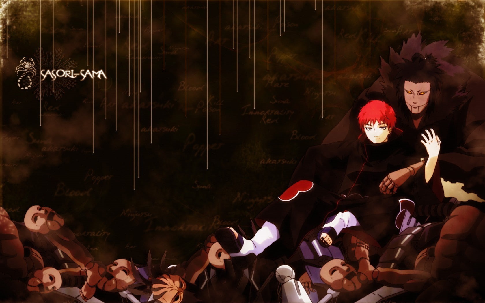 puppets, Sasori, Naruto Shippuuden, Akatsuki, 720P, HD Wallpaper