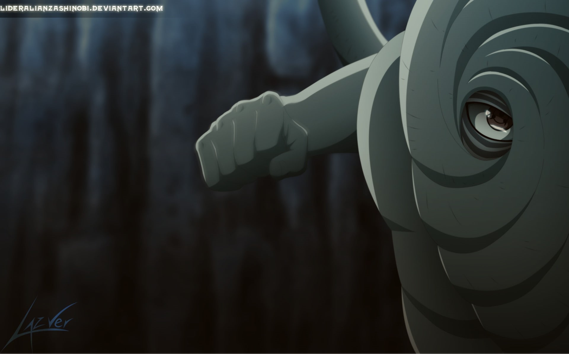 1080P, Naruto, White Zetsu, Anime, Obito Uchiha, HD Wallpaper