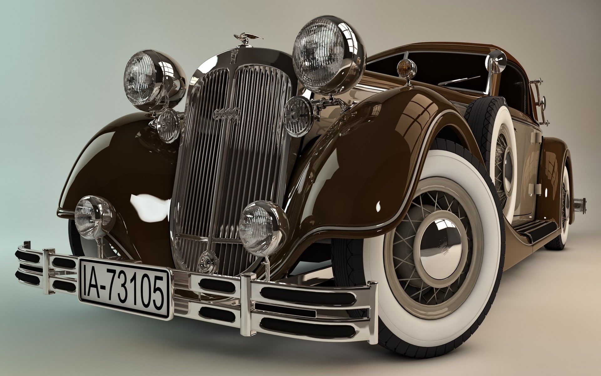 motor vehicle, luxury, studio shot, metal, chrome, motorcycle, transportation, mode of transportation, no people, Horch, black background, stationary, car, HD Wallpaper