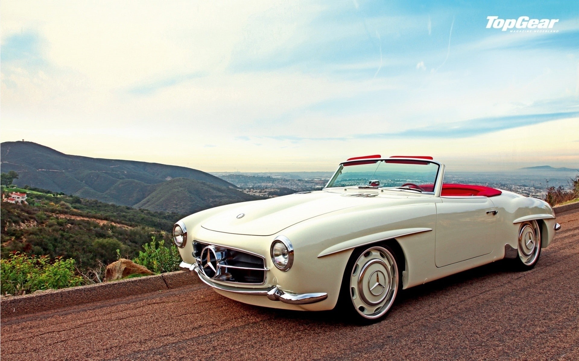 vehicle, Top Gear, white cars, Mercedes-Benz, Oldtimer, car, 1080P, HD Wallpaper