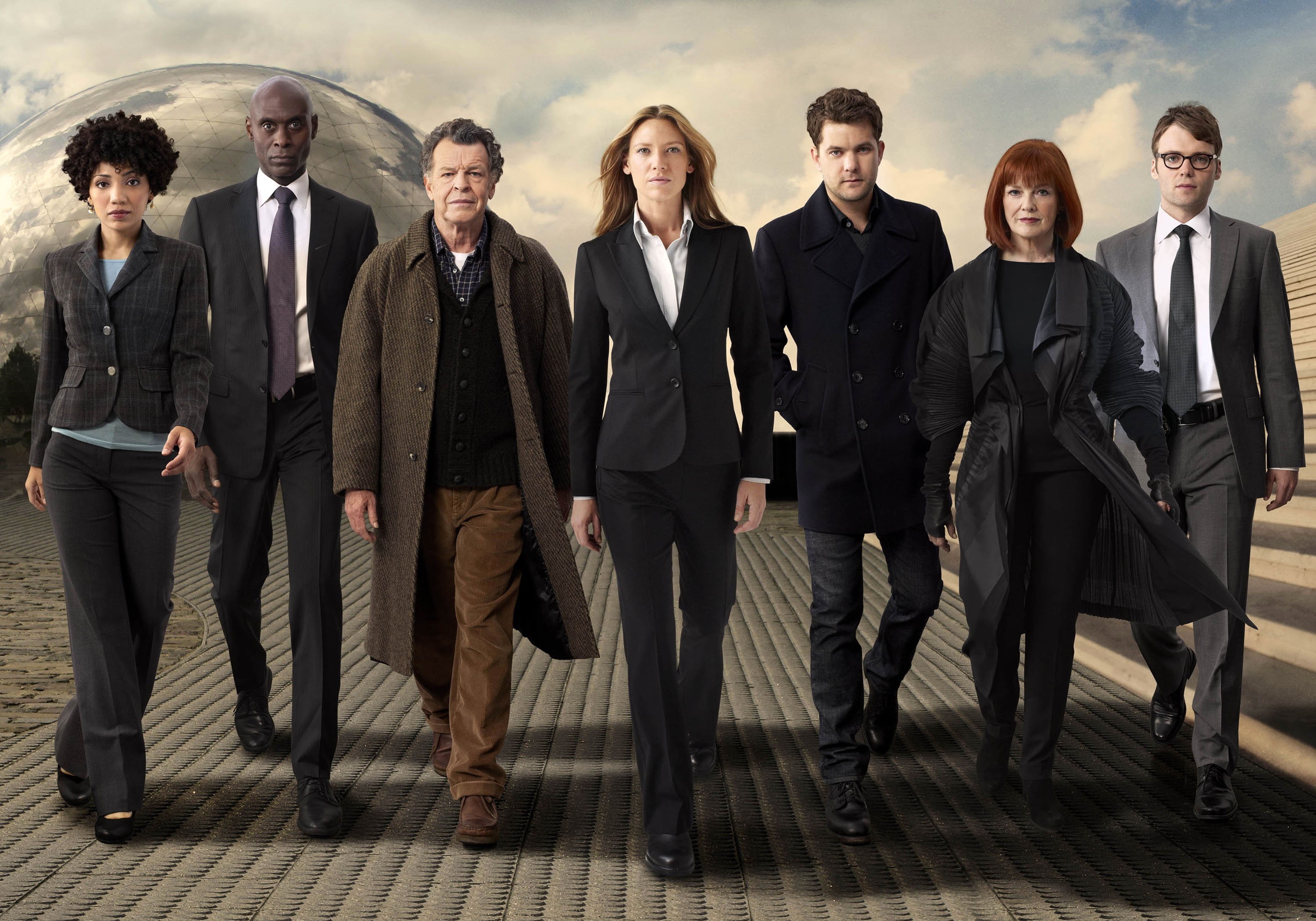 young men, front view, group of people, business person, people, standing, Lance Reddick, well-dressed, teamwork, Anna Torv, full length, tv series, businessman, HD Wallpaper