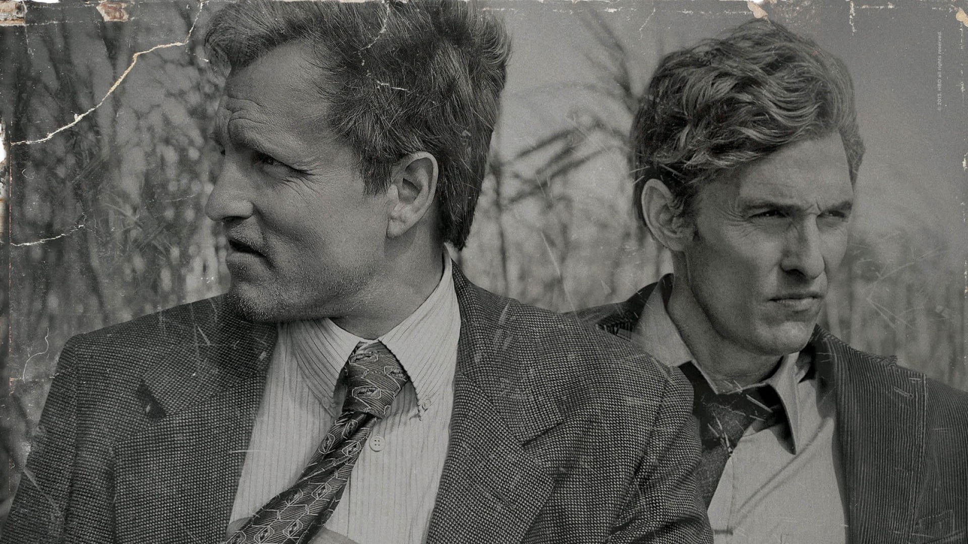 couple - relationship, True Detective, togetherness, 1080P, lifestyles, front view, Matthew McConaughey, real people, mid adult men, mid adult, wall - building feature, HD Wallpaper