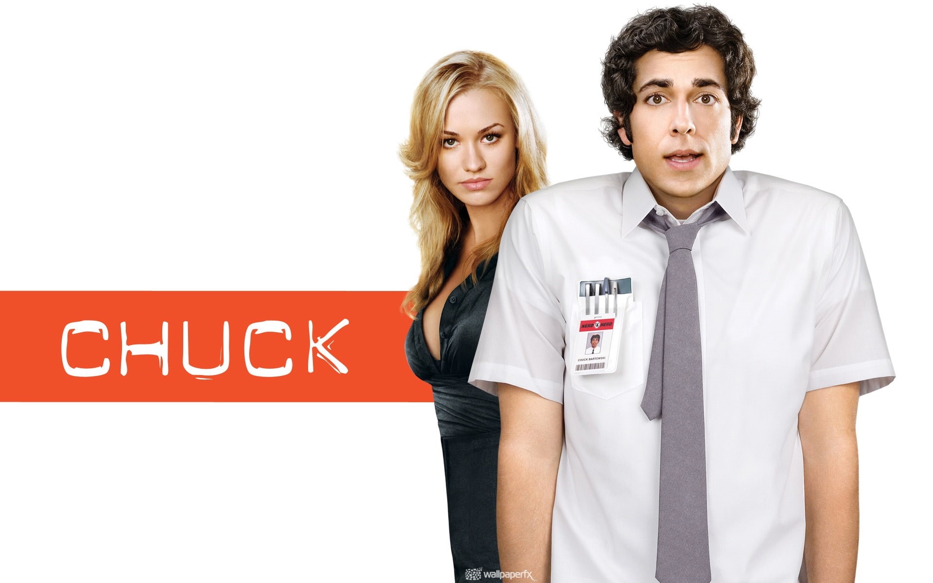 Chuck Bartowski, 1080P, Sarah Walker, chuck, Zachary Levi, Yvonne Strahovski, HD Wallpaper