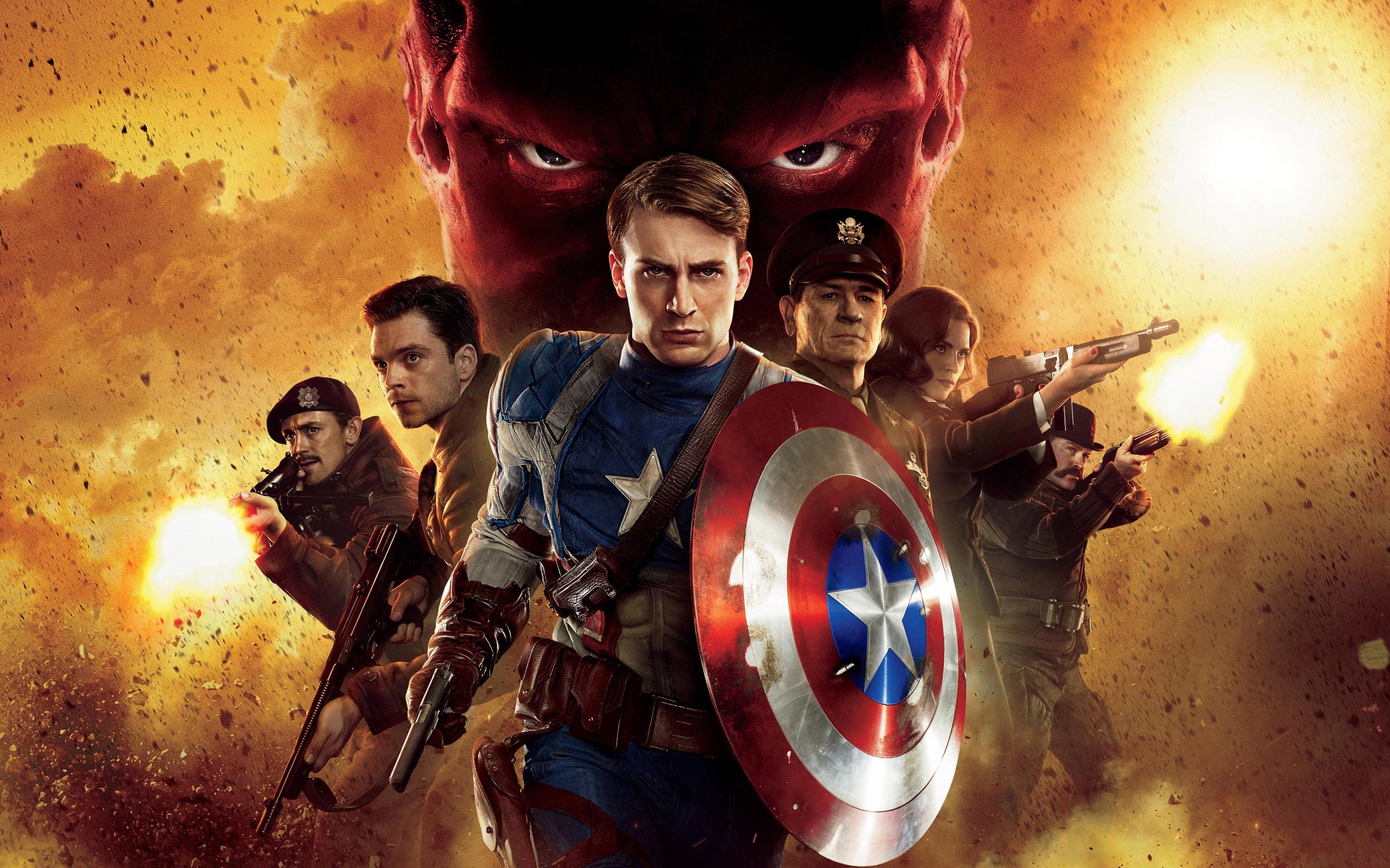 first, avenger, captain, america, 2K, 2011, HD Wallpaper