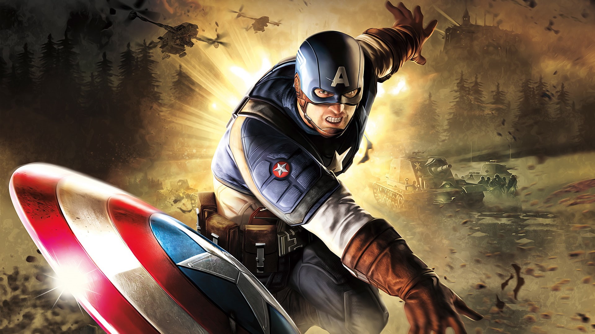 captain, first, america, games, avenger, 1080P, HD Wallpaper