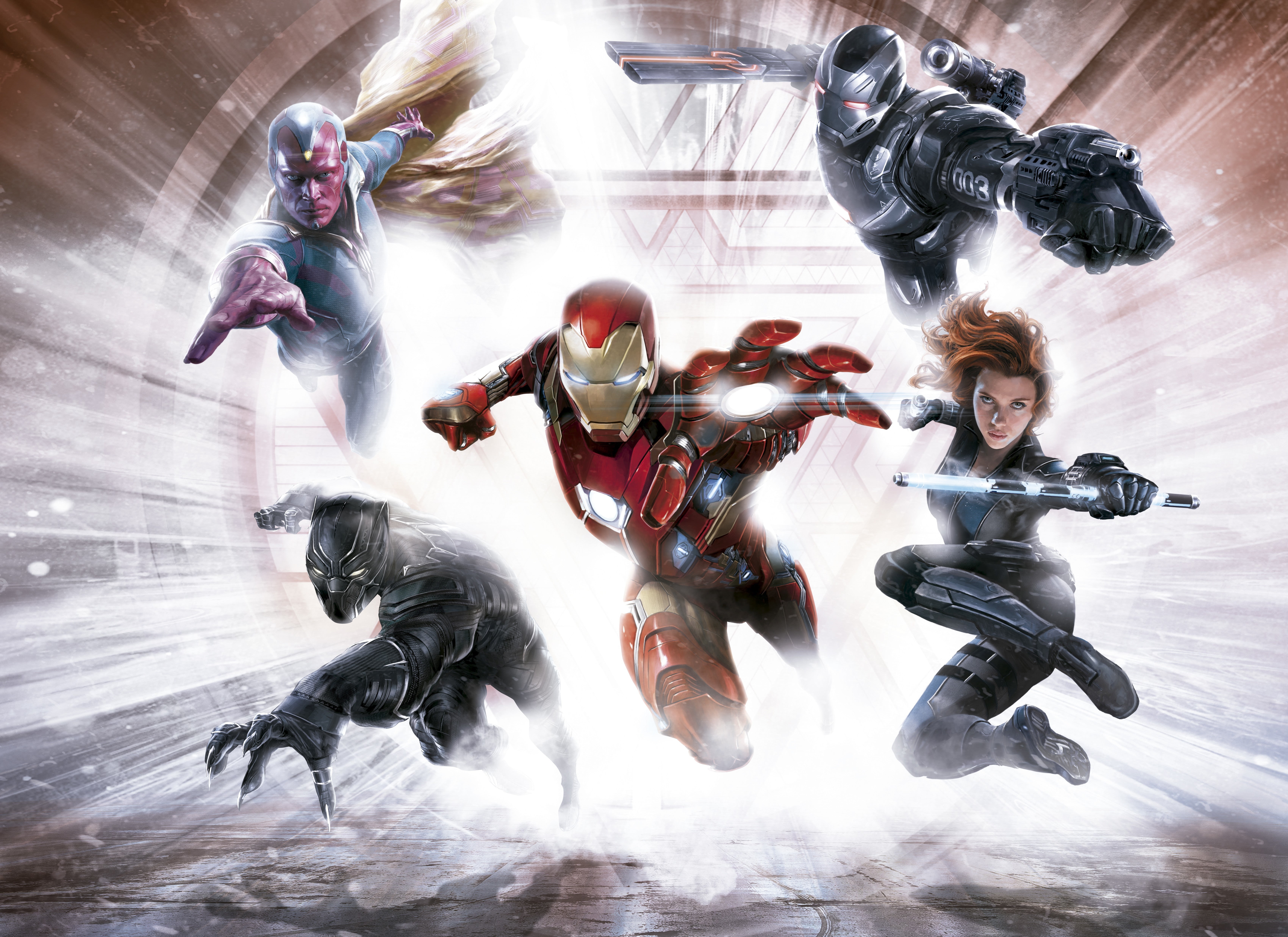 group of people, conflict, high angle view, Black Panther, Black Widow, emotion, speed, smoke - physical structure, concept art, comic, iron, fiction, men, HD Wallpaper