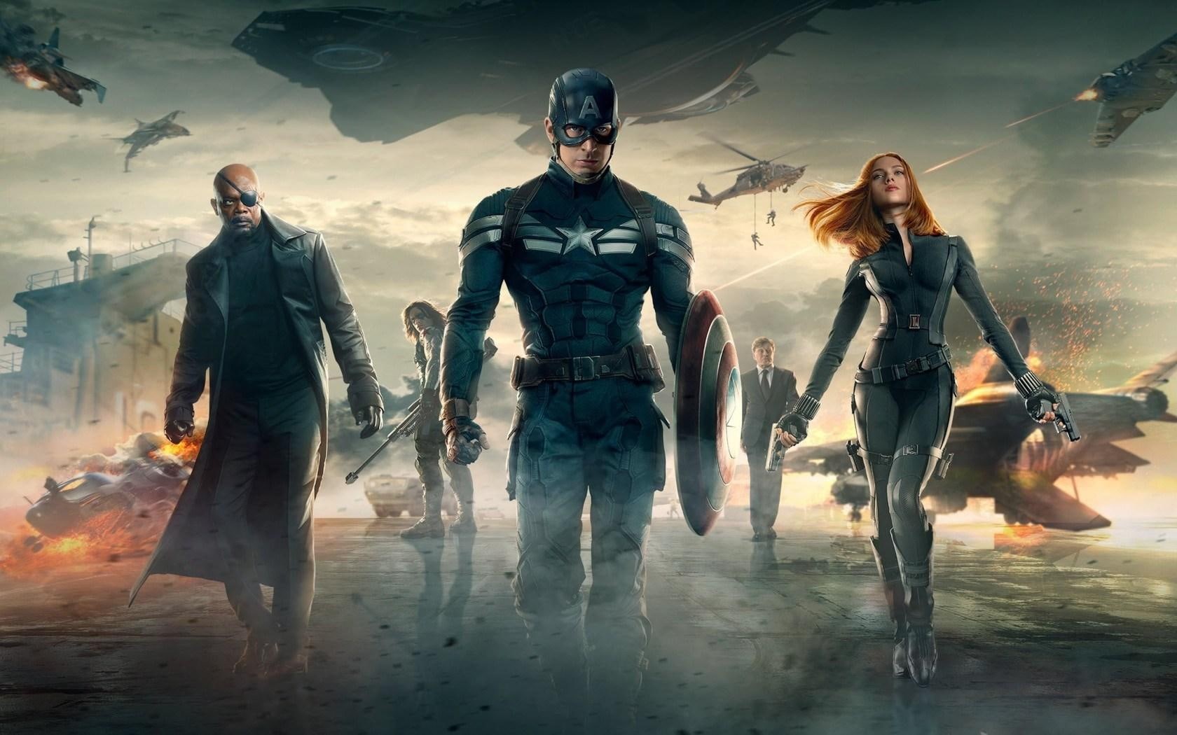 avenger, return, evans, johansson, sarlett, chris, 720P, captain, america, first, HD Wallpaper
