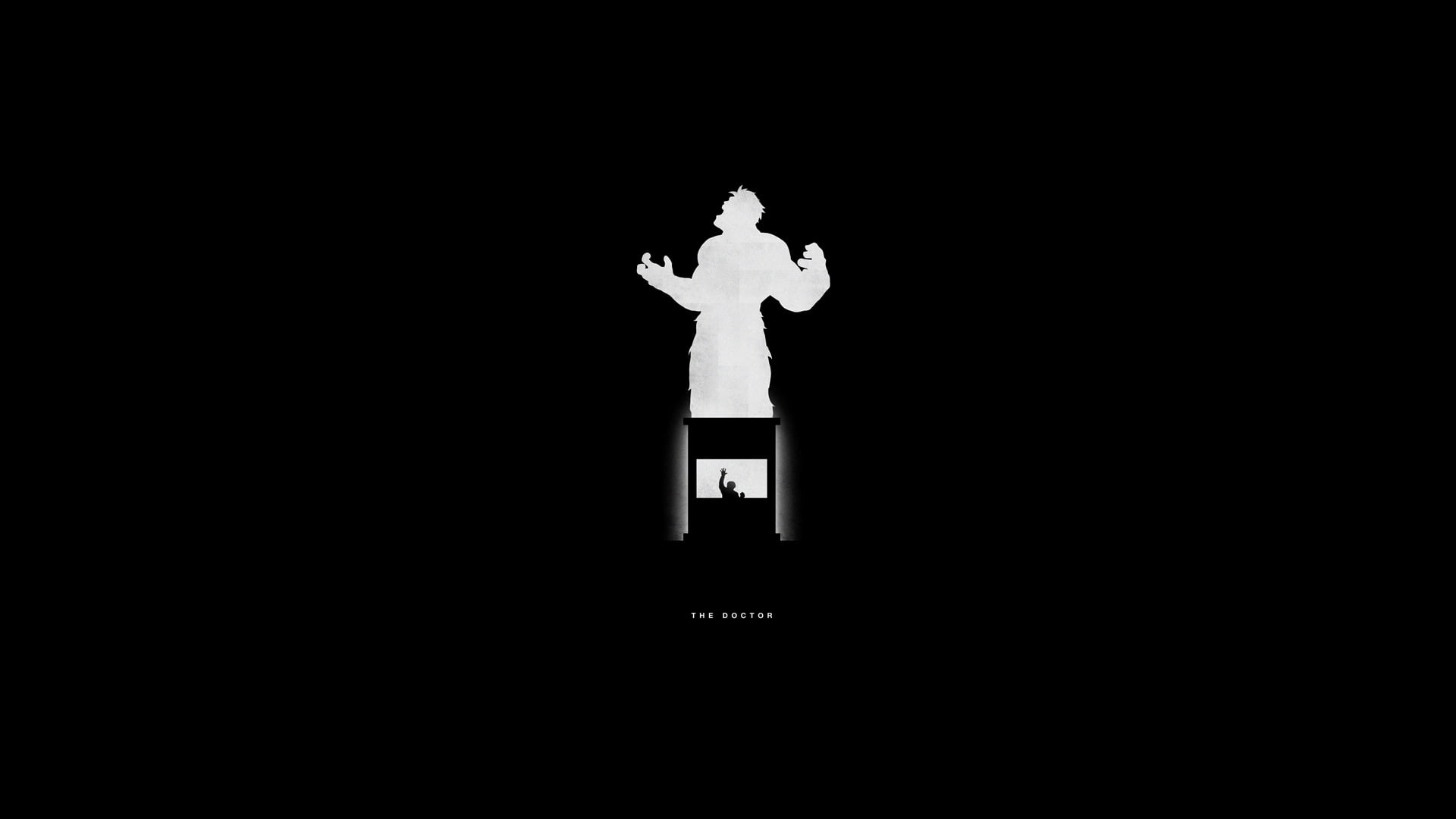 1080P, the, hd, bw, marvel, hulk, cartoon/comic, black, HD Wallpaper