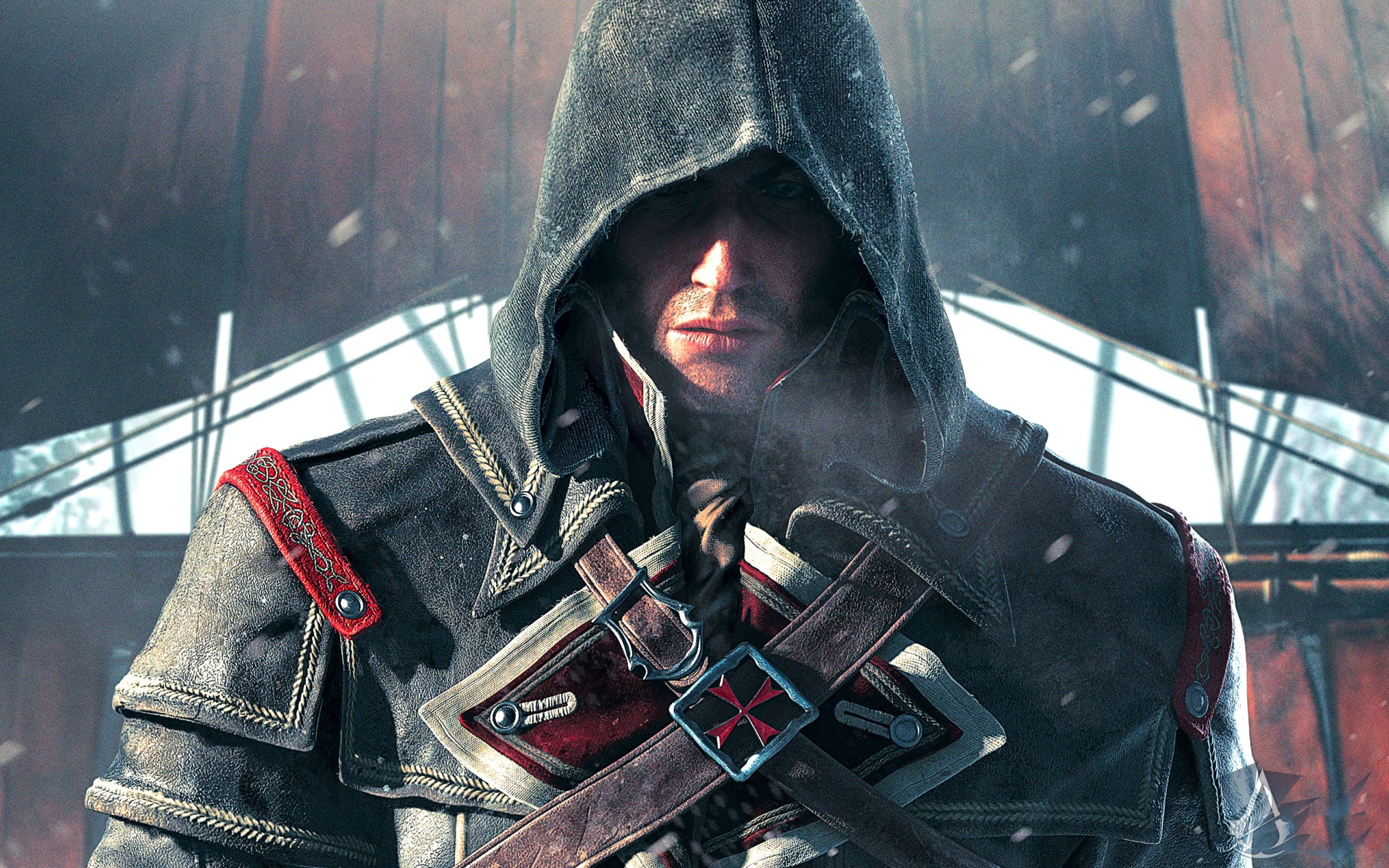assassin, character, killer, rogue, soldiers, creed, templar, 2K, s, the Templar, Assassins Creed: the Rogue, HD Wallpaper