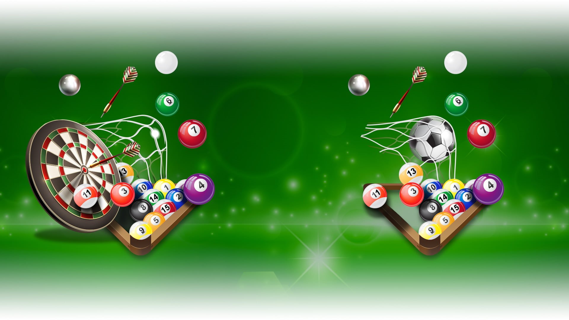 gambling, soccer, darts, social networking, 1080P, Pool balls, multi colored, communication, internet, cooperation, positive emotion, shape, art and craft, HD Wallpaper