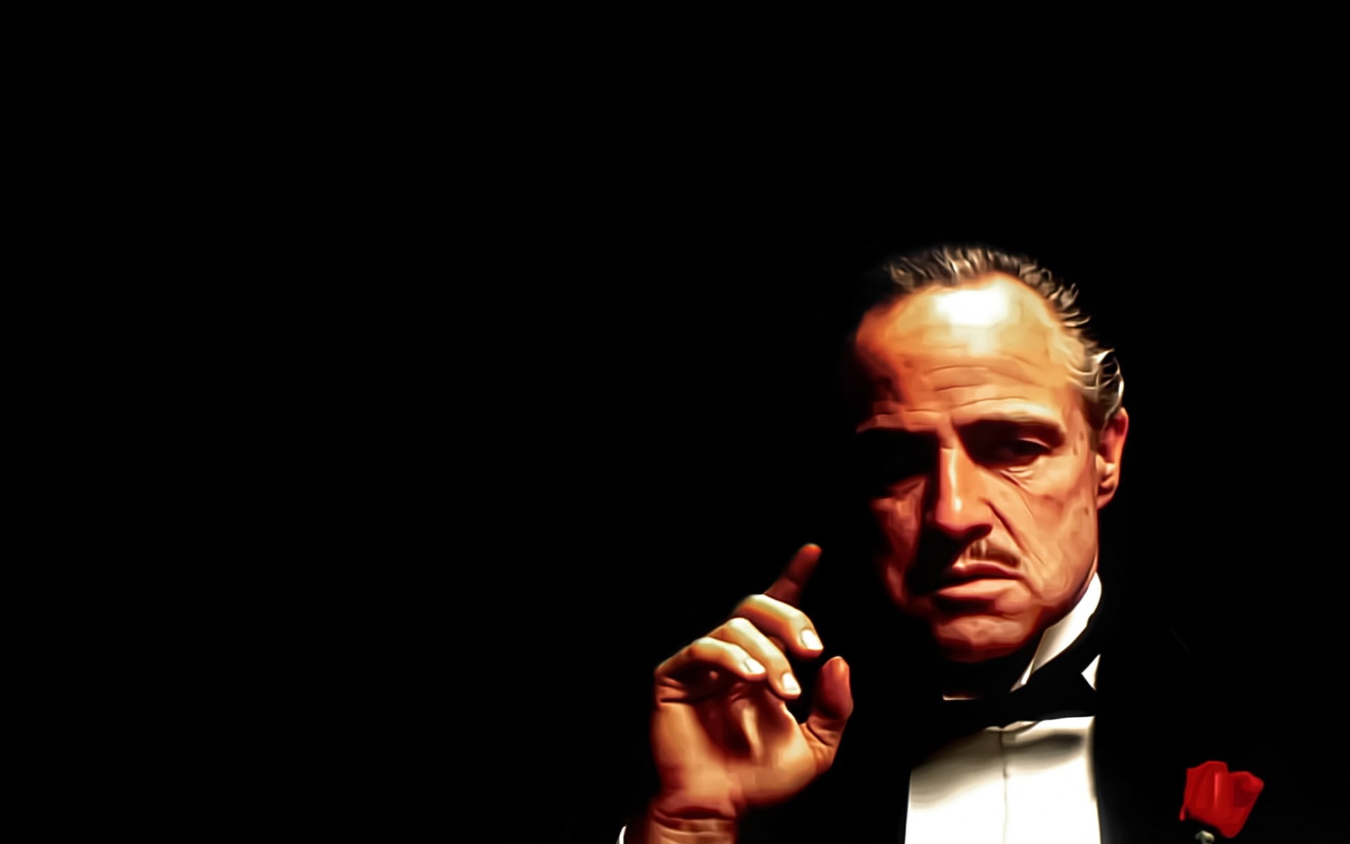 painting, 1080P, godfather, HD Wallpaper