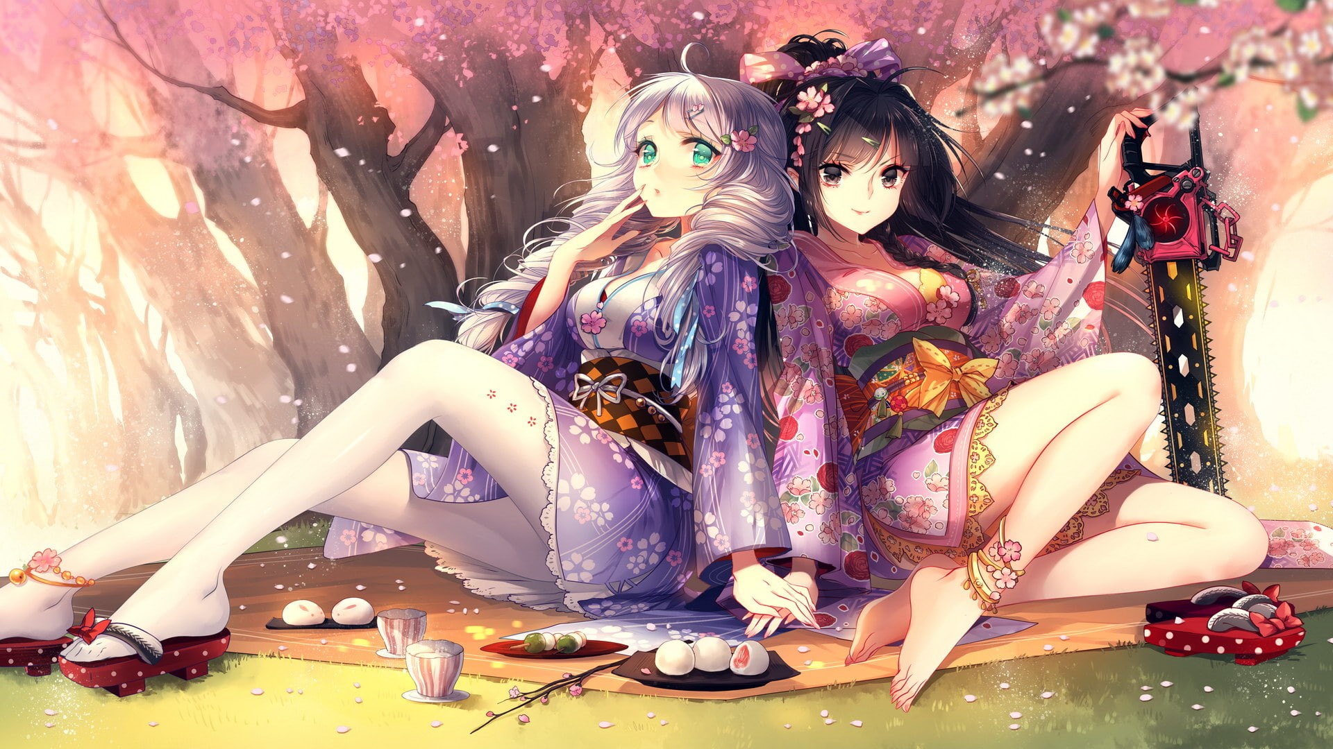 Kiana Kaslana, Anime, Raiden Mei, 1080P, Benghuai Xueyuan, HD Wallpaper