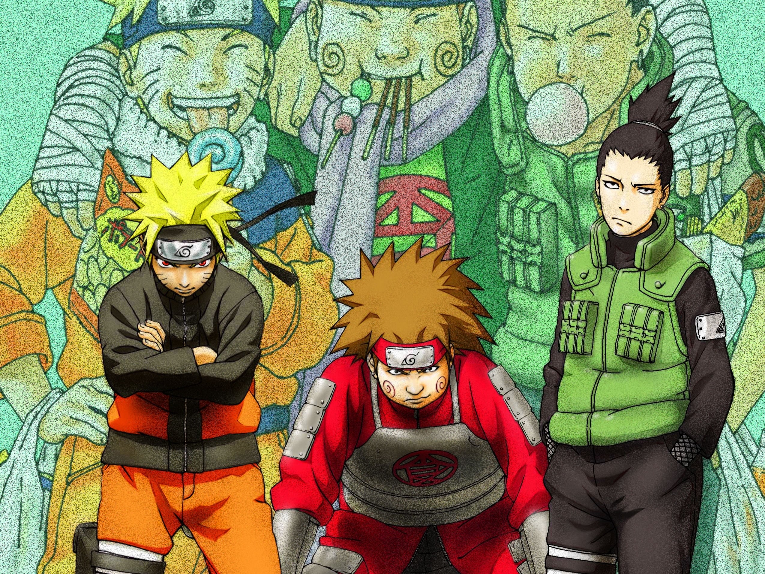 1080P, Naruto Uzumaki, Chōji Akimichi, Shikamaru Nara, Naruto, HD Wallpaper