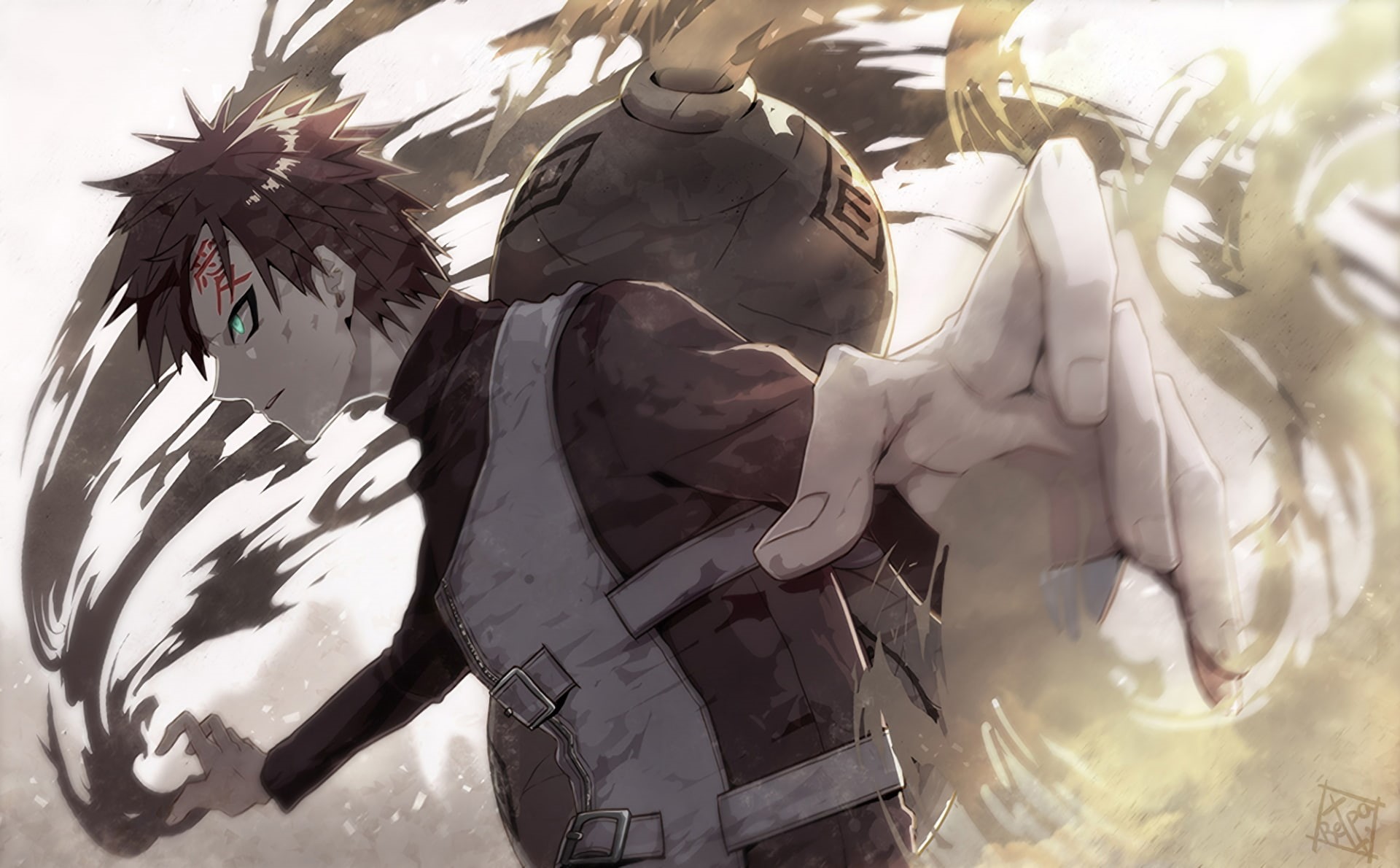 Naruto Shippuuden, Gaara, anime, 1080P, HD Wallpaper