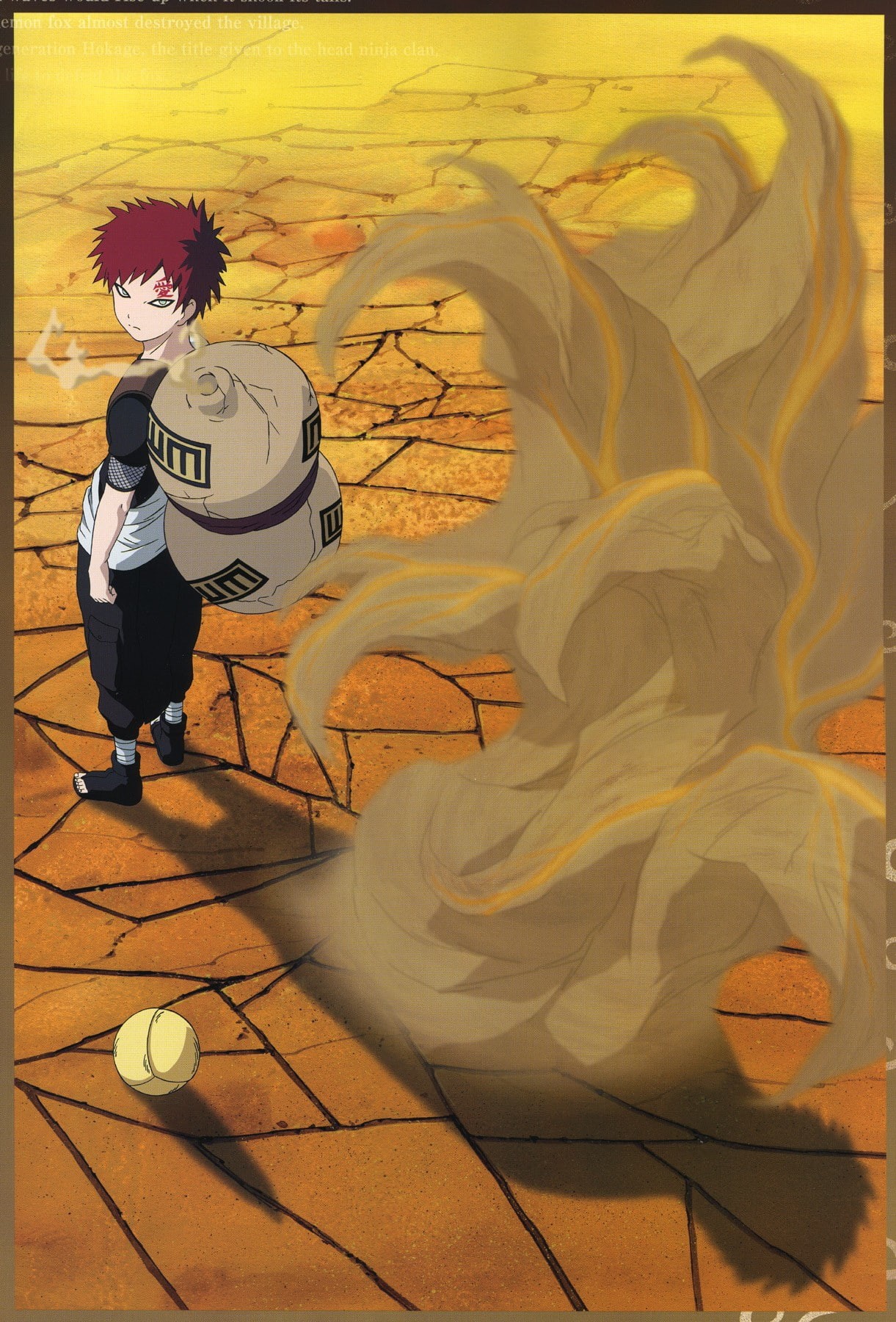 720P, desert, Gaara, Naruto Shippuuden, Jinchuuriki, Phone HD Wallpaper