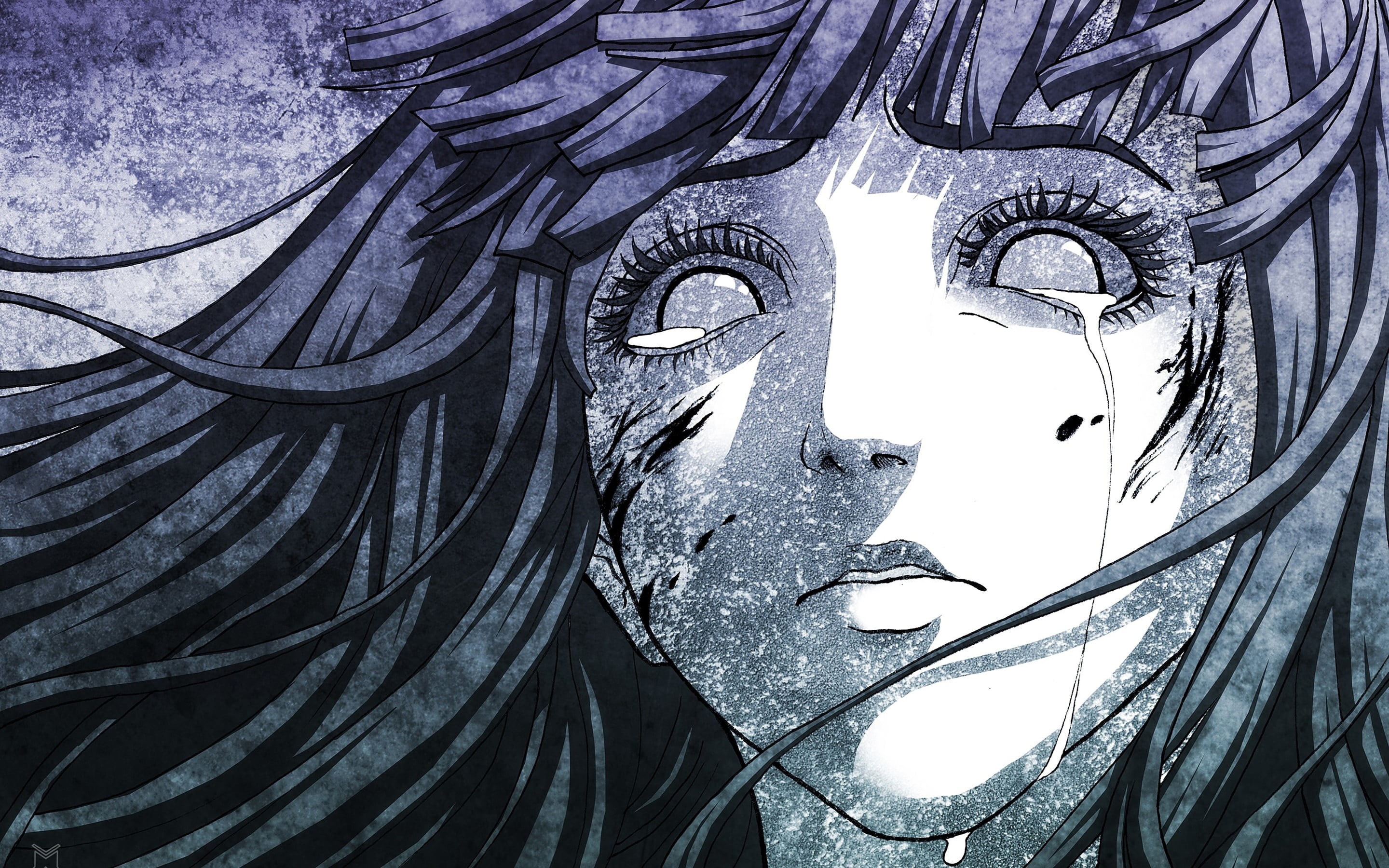 women, hinata, human body part, body part, face, young adult, close-up, day, art and craft, outdoors, young women, tears, representation, Naruto Shippuuden, HD Wallpaper
