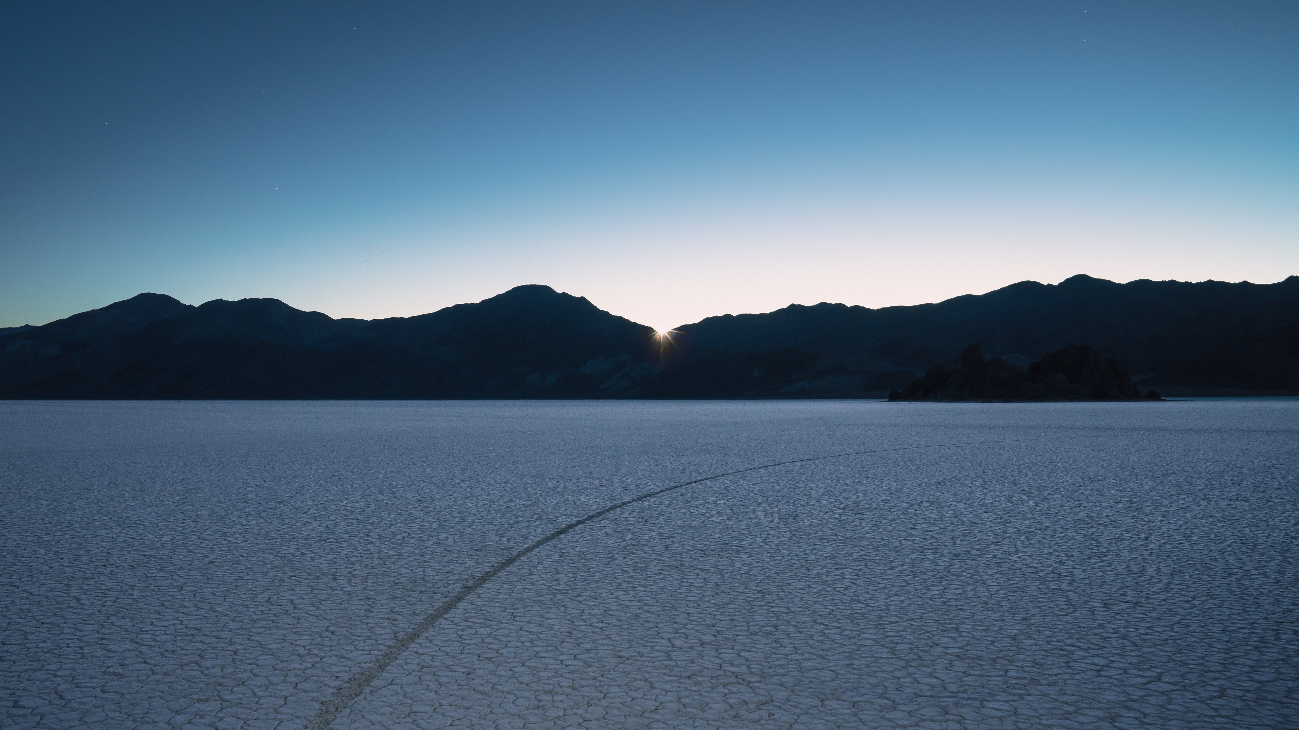 tranquil scene, tranquility, salt lakes, Mojave, scenics - nature, desert, day, arid climate, beauty in nature, salt flat, copy space, water, 5K, sky, HD Wallpaper