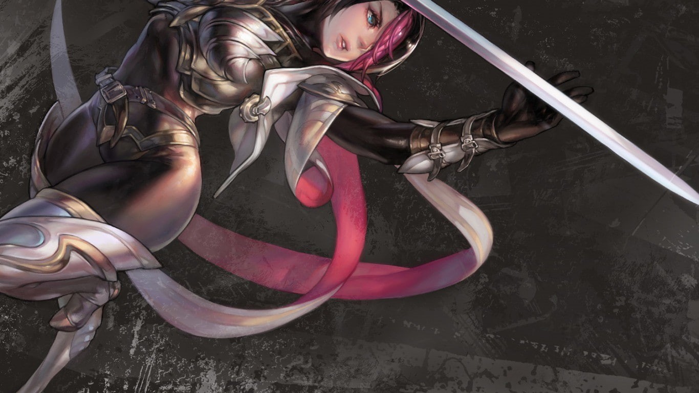 Fiora (League of Legends), video games, 720P, fiona, Zed (League of Legends), women, League of Legends, HD Wallpaper
