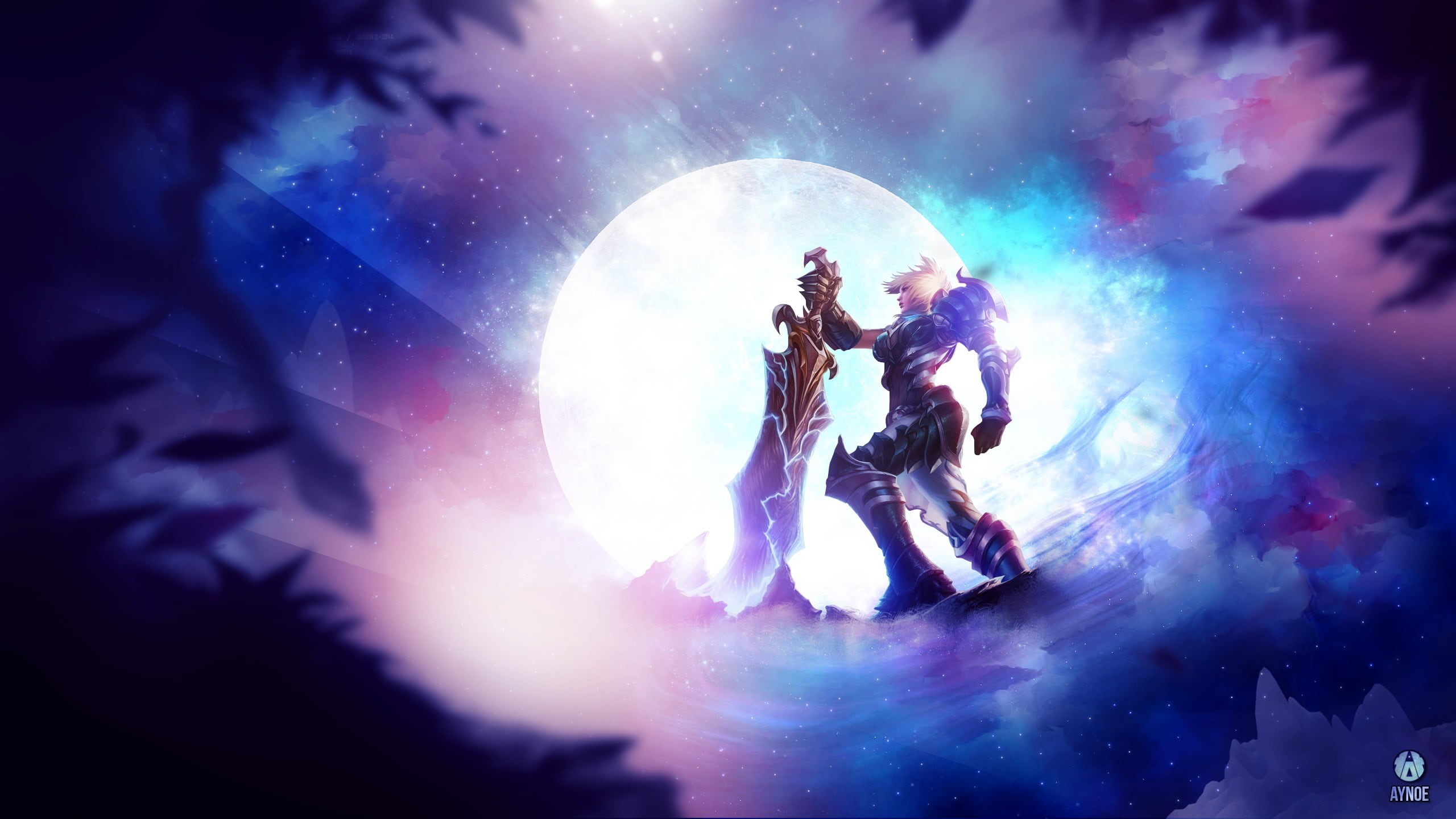 nature, planet - space, 2K, women, arts culture and entertainment, performance, adult, blue, space, emotion, star - space, night, people, sky, league, HD Wallpaper