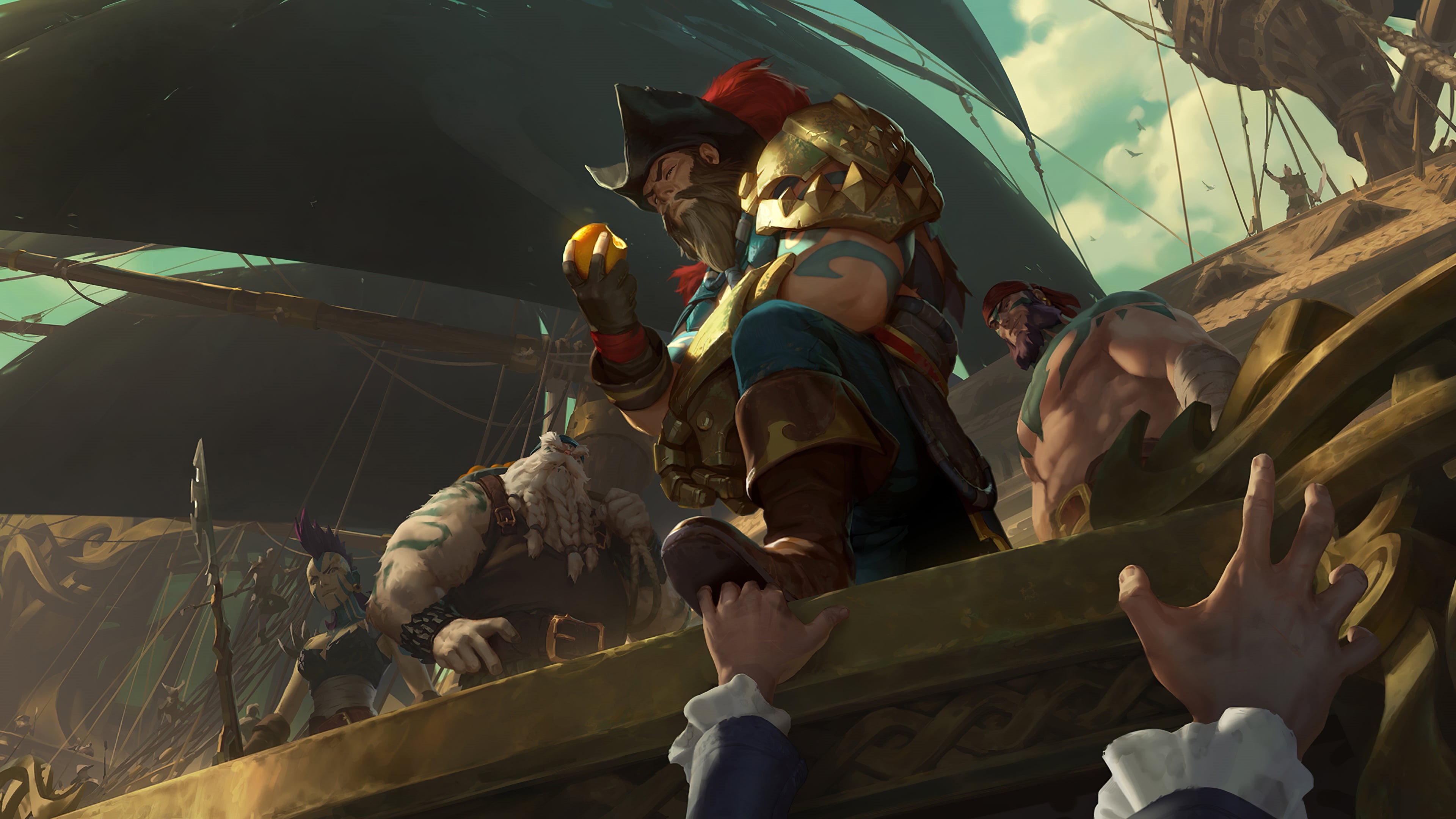 Gangplank, video games, Legends of Runeterra, 4K, HD Wallpaper