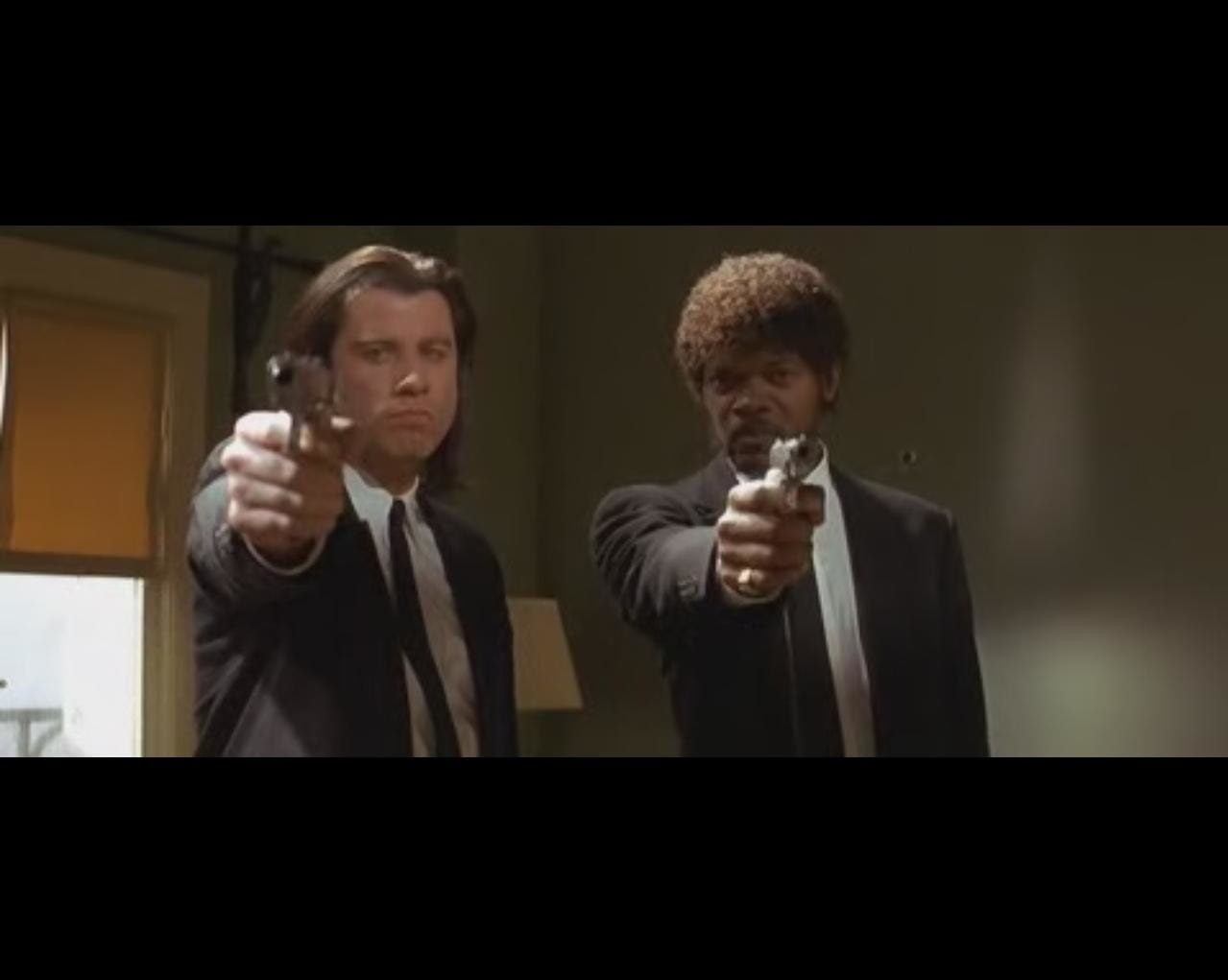 travolta, l, samuel, Pulp Fiction, jackson, 480P, Movie, john, HD Wallpaper