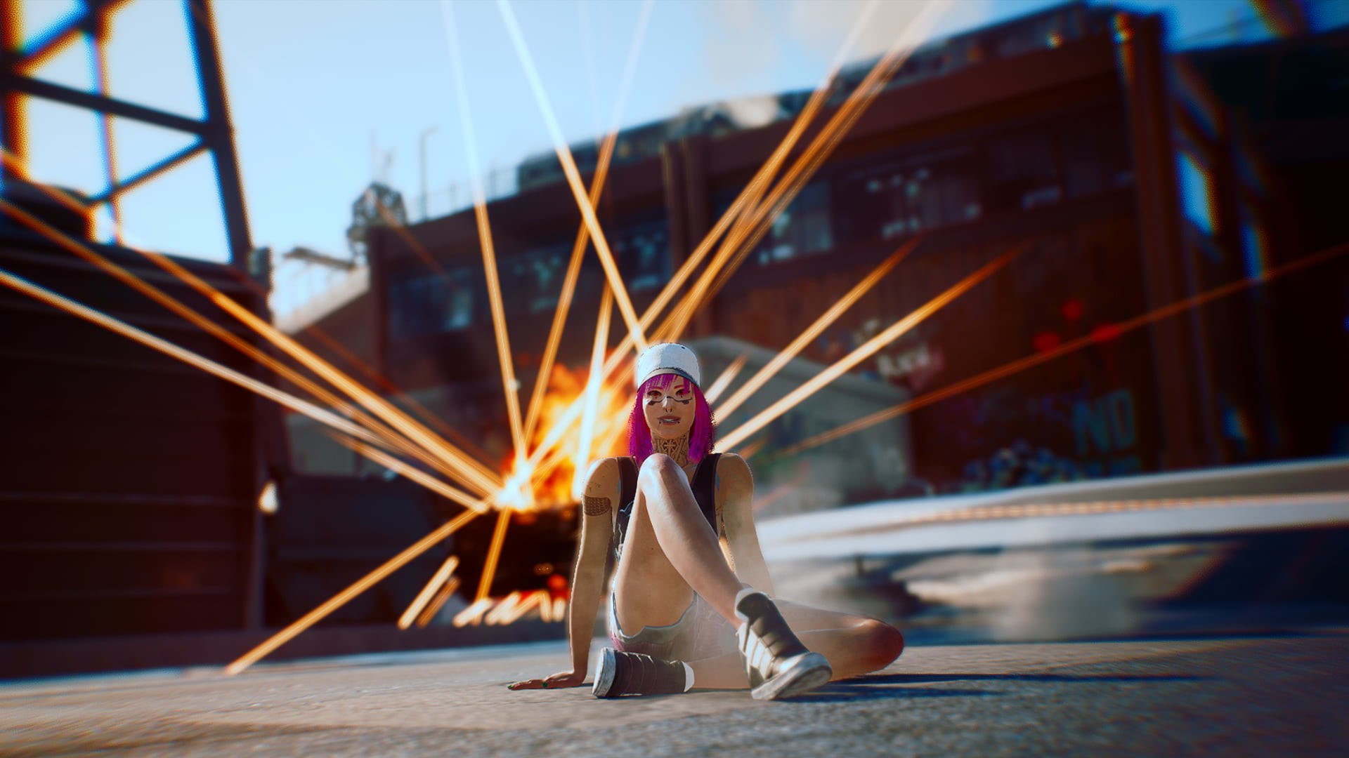 smile, Cyberpunk 2077, V, 1080P, HD Wallpaper