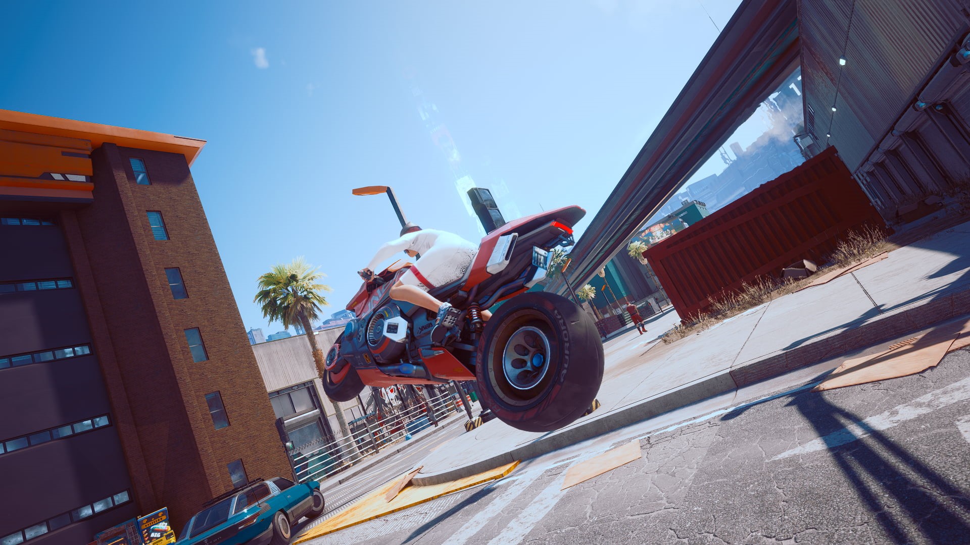 motorcycle, Female V, Cyberpunk 2077, Female Vee, 1080P, HD Wallpaper