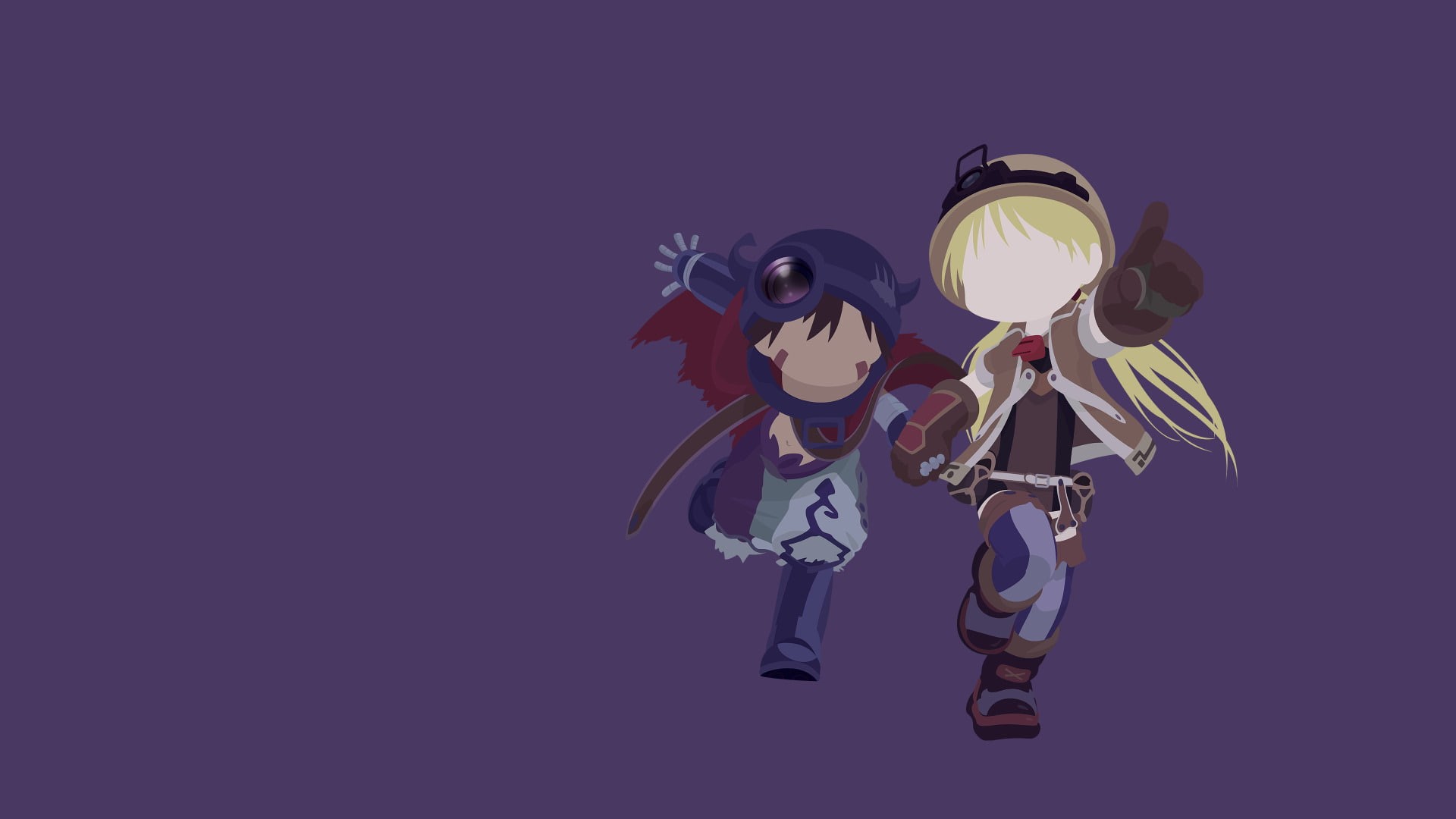 Made In Abyss, 1080P, Anime, Riko (Made in Abyss), Reg (Made in Abyss), HD Wallpaper