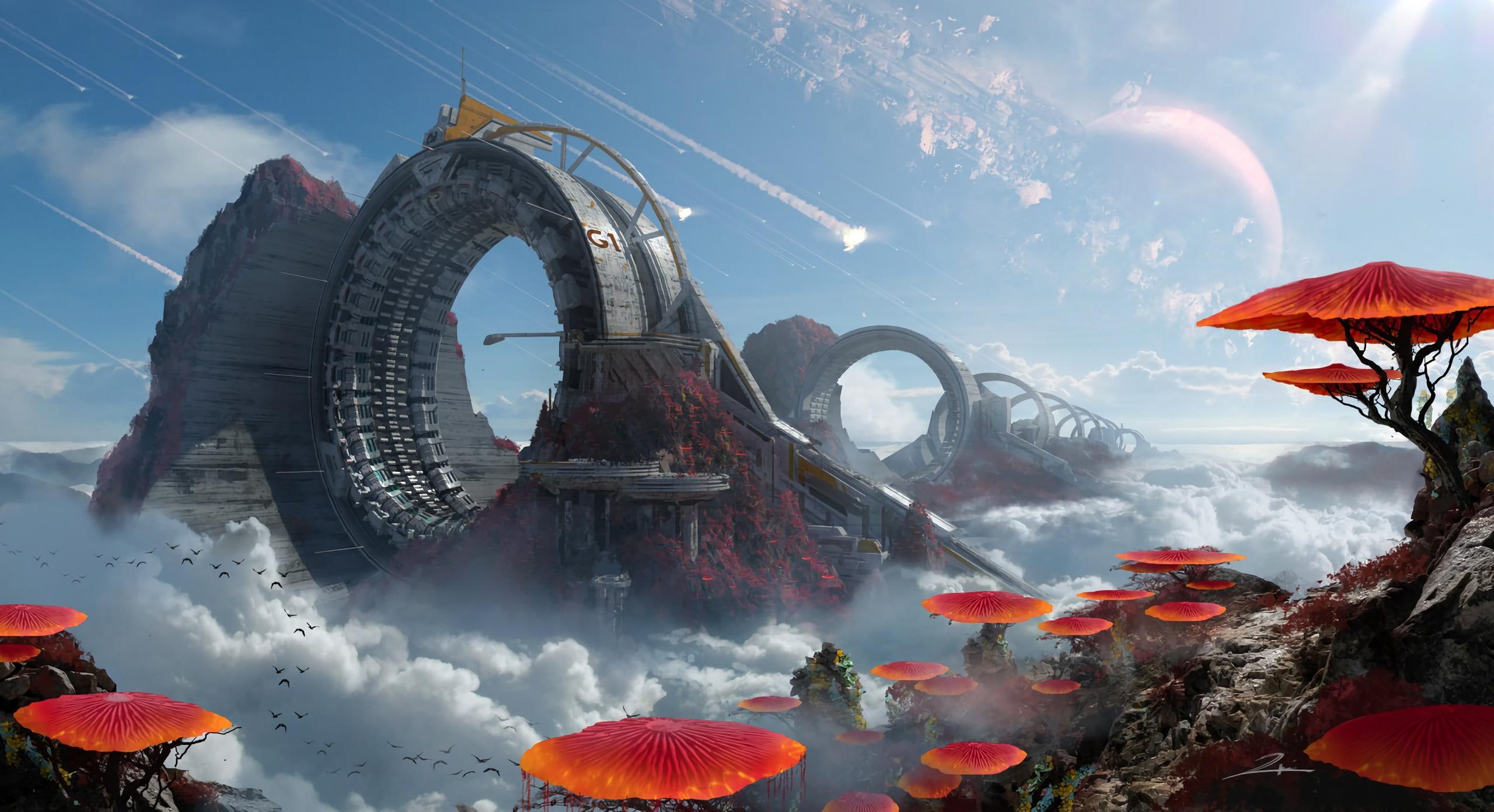 games, video, warp, futuristic, space, 2K, video games, HD Wallpaper