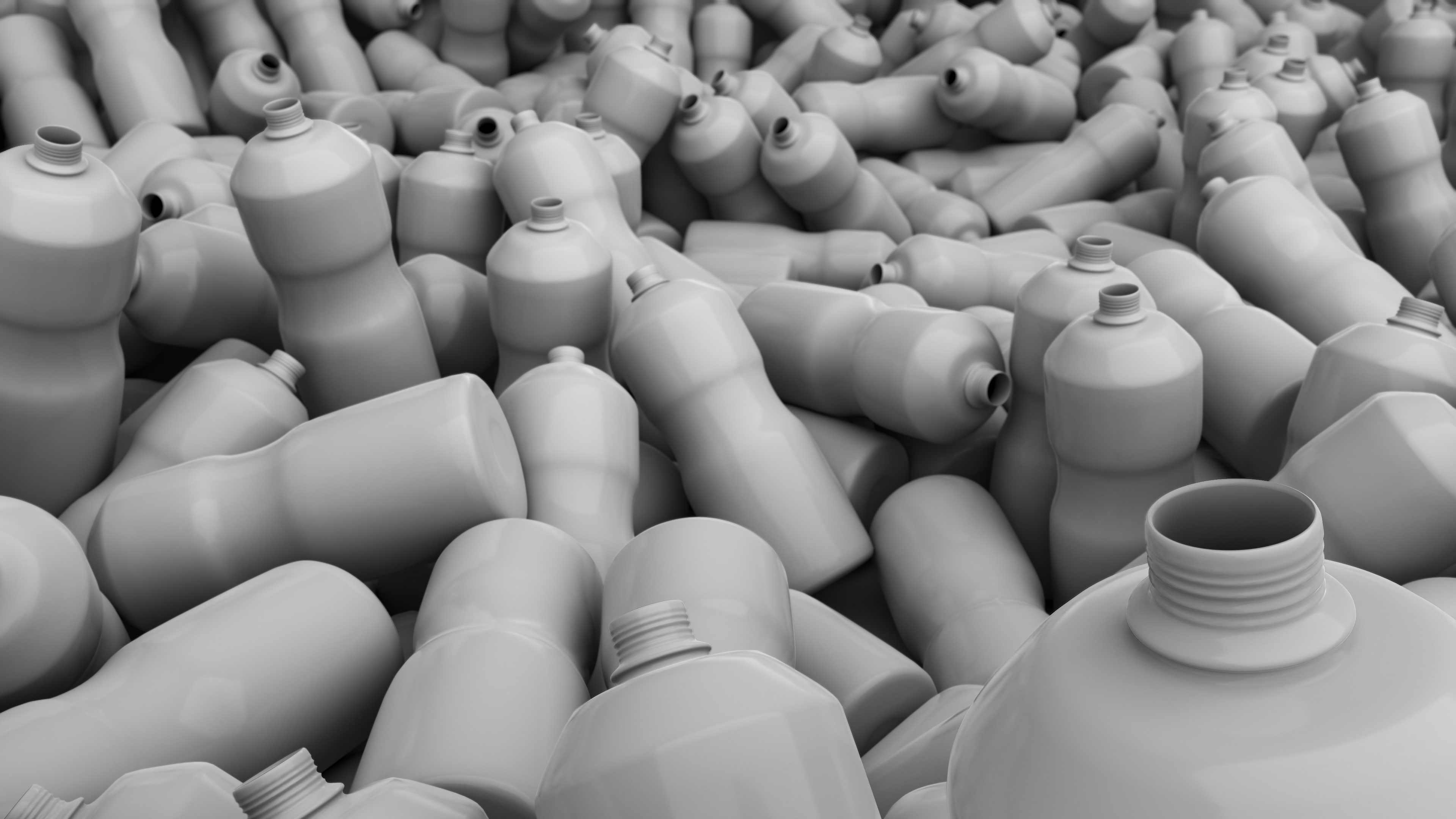 retail, backgrounds, arrangement, close-up, render, business, environment, abundance, 3d design, water bottle, day, bottles, repetition, indoors, white color, HD Wallpaper