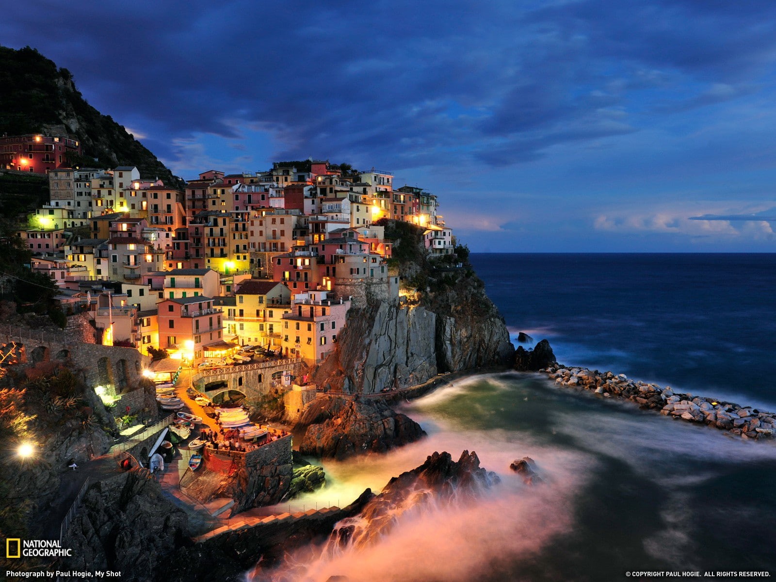 National Geographic, Italy, Cinque Terre, 720P, Manarola, HD Wallpaper
