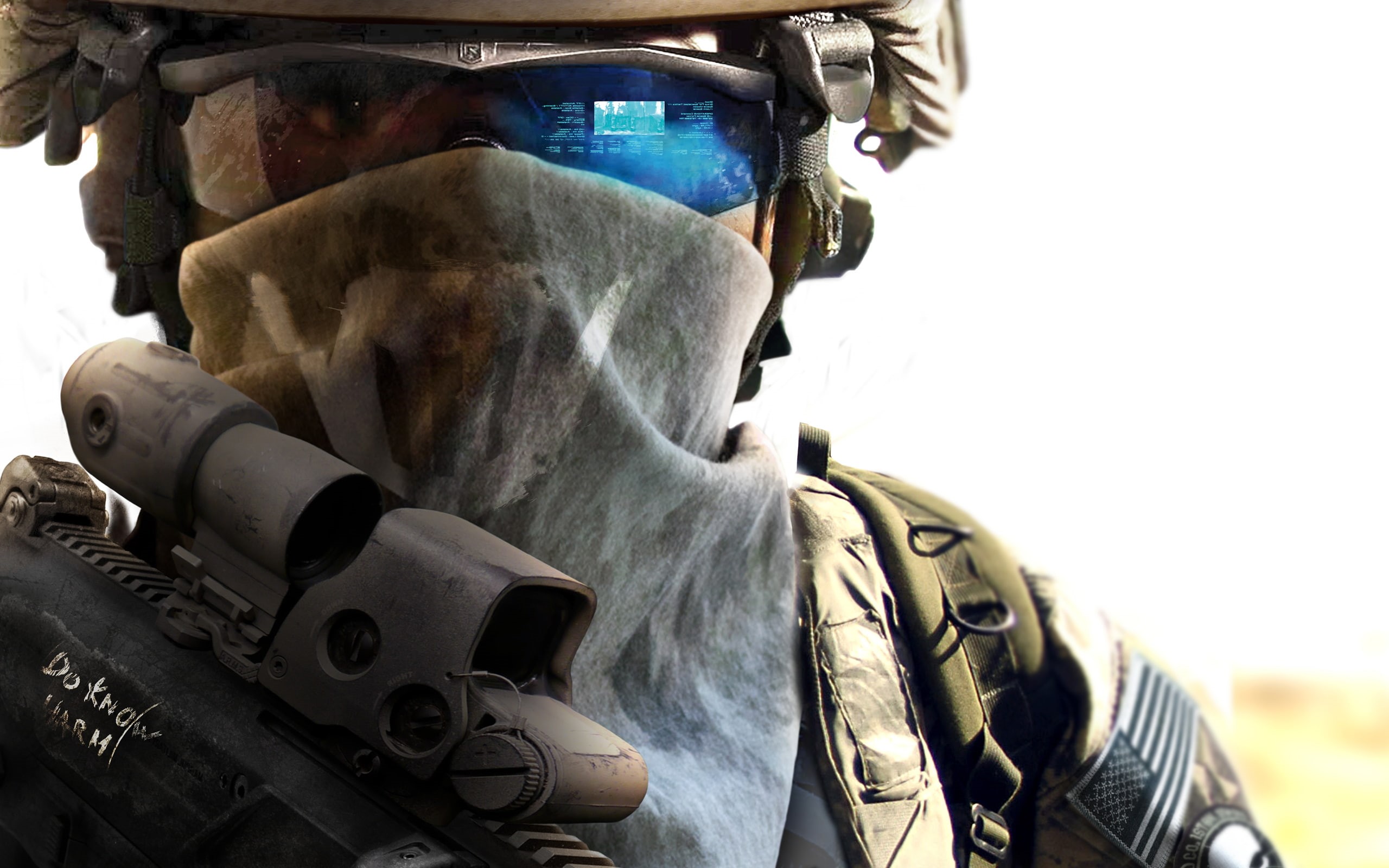recon, 2K, future, soldier, ghost, HD Wallpaper