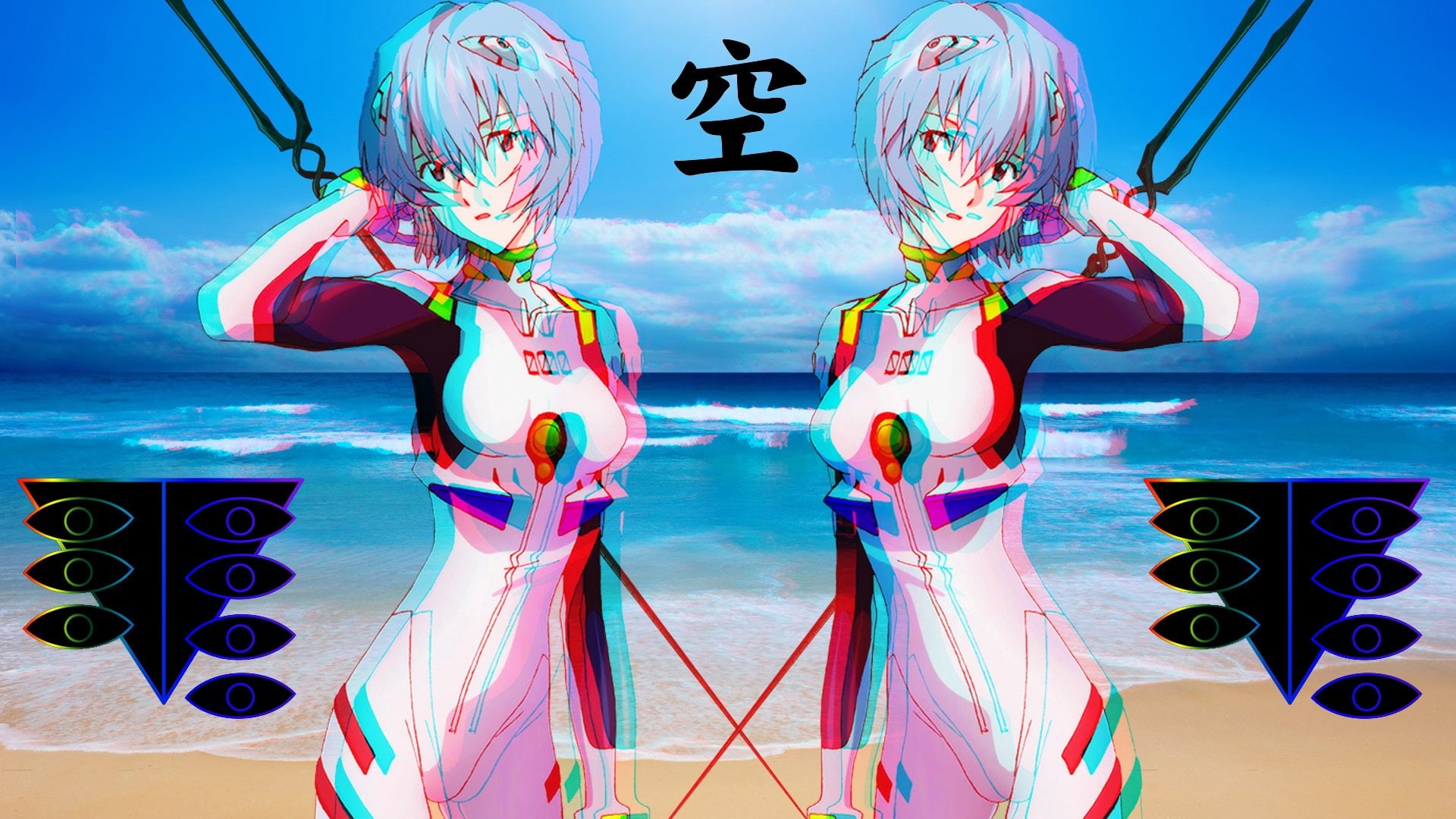 Spear of Longinus, 1080P, Rei Ayanami, Evangelion, Neon Genesis Evangelion, HD Wallpaper