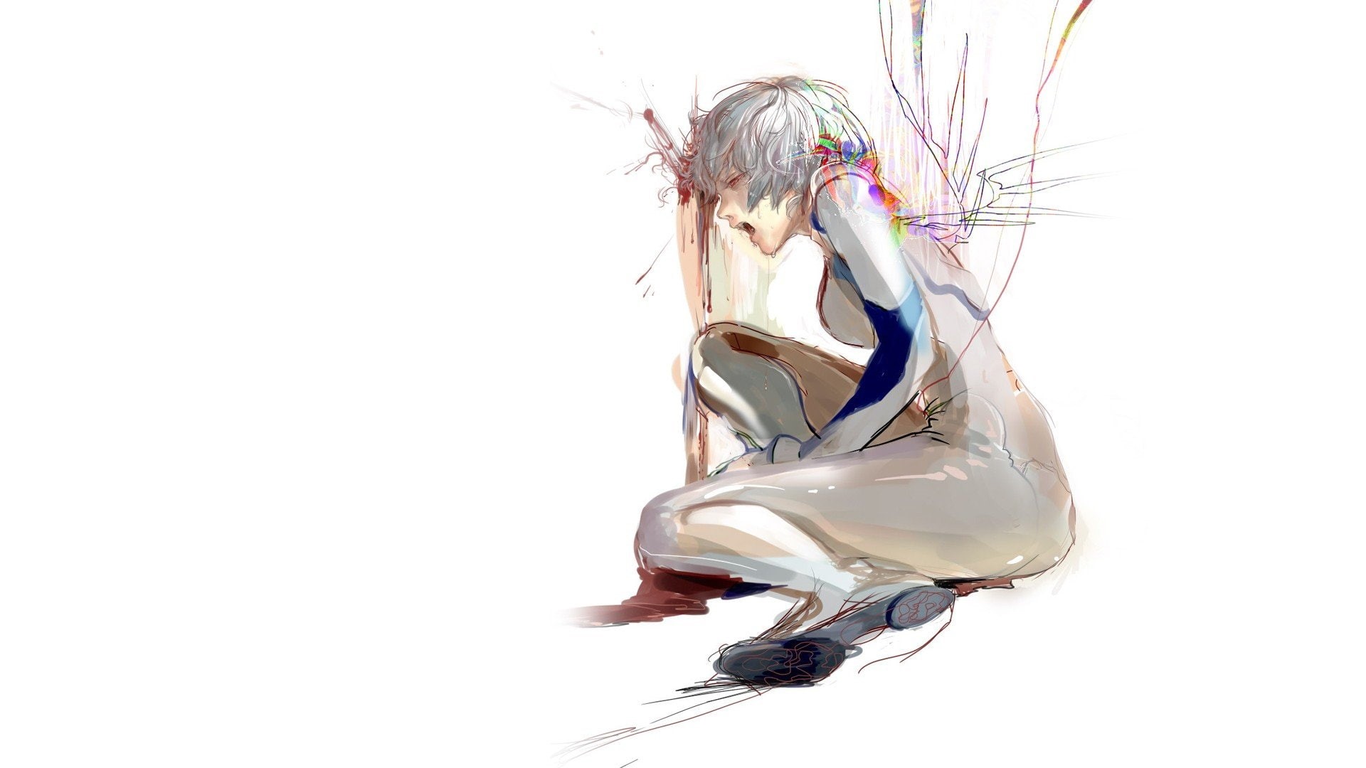 girls, rebuild, rei, ayanami, 1080P, neon, evangelion, anime, genesis, HD Wallpaper