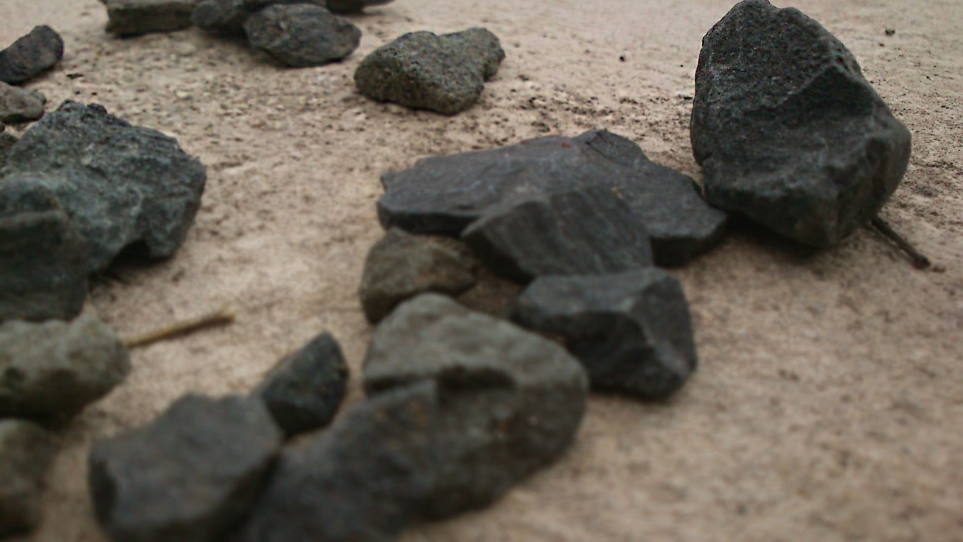 outdoors, solid, nature, balance, rock - object, stones, high angle view, pattern, sand, fragment, gray, stone, land, no people, shape, close-up, textured, HD Wallpaper