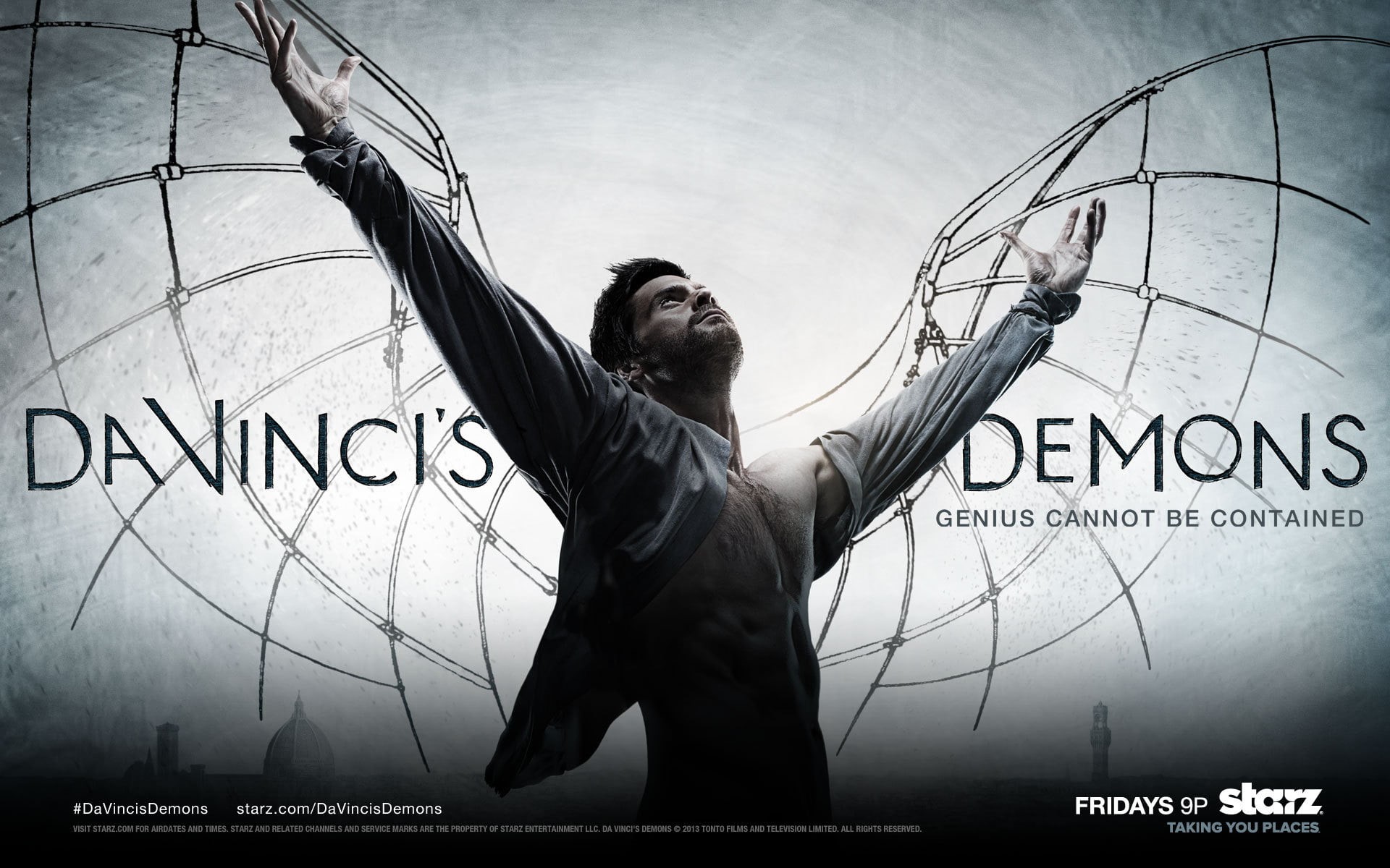 adult, young men, wings, front view, western script, mid adult, the series, serial, genius cannot be contained, arms raised, looking up, one person, sculpture, HD Wallpaper