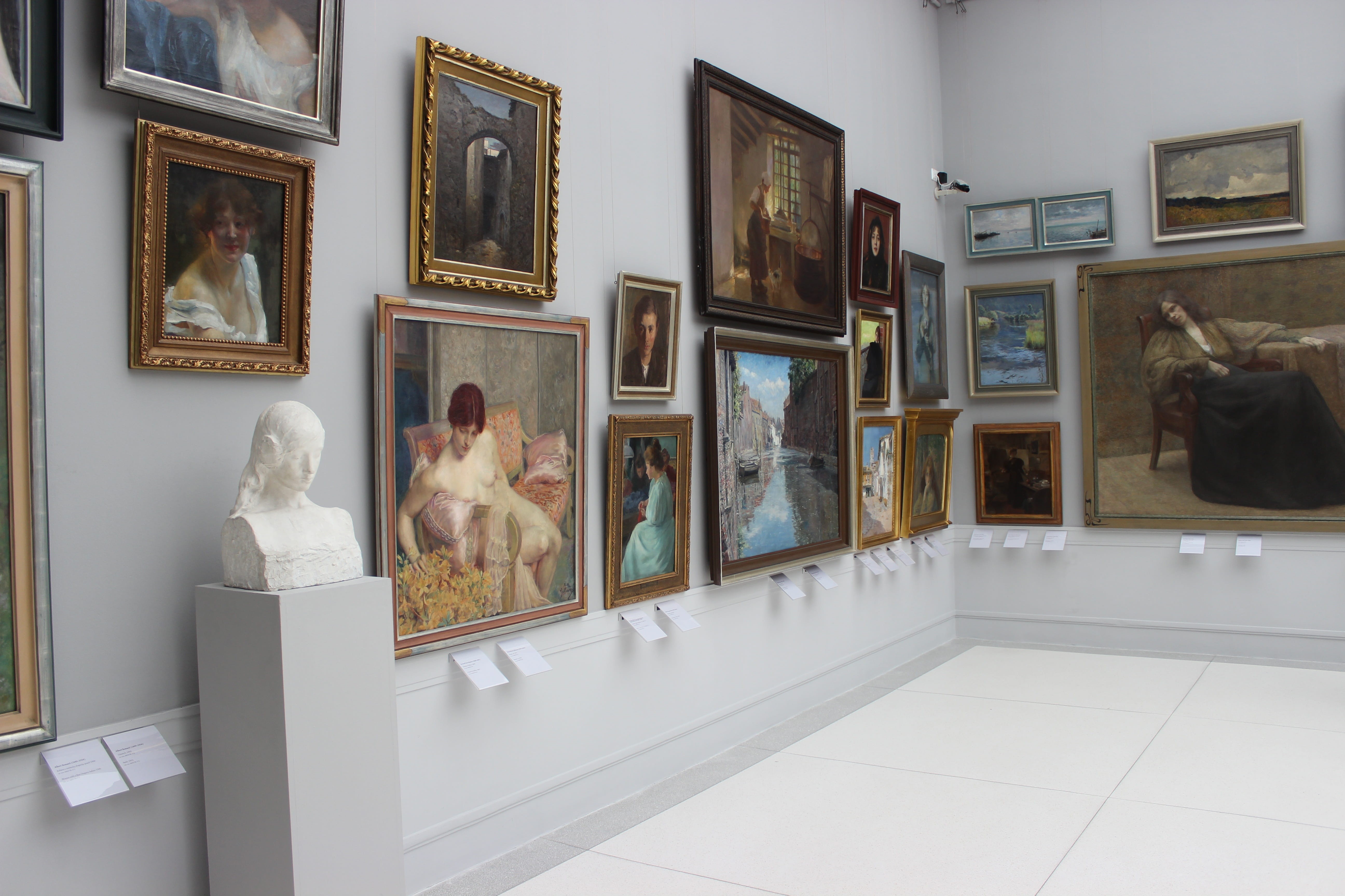 female likeness, exhibition, no people, architecture, paint, museum, assorted, fine art painting, art museum, photograph, 5K, domestic room, hanging pictures, HD Wallpaper