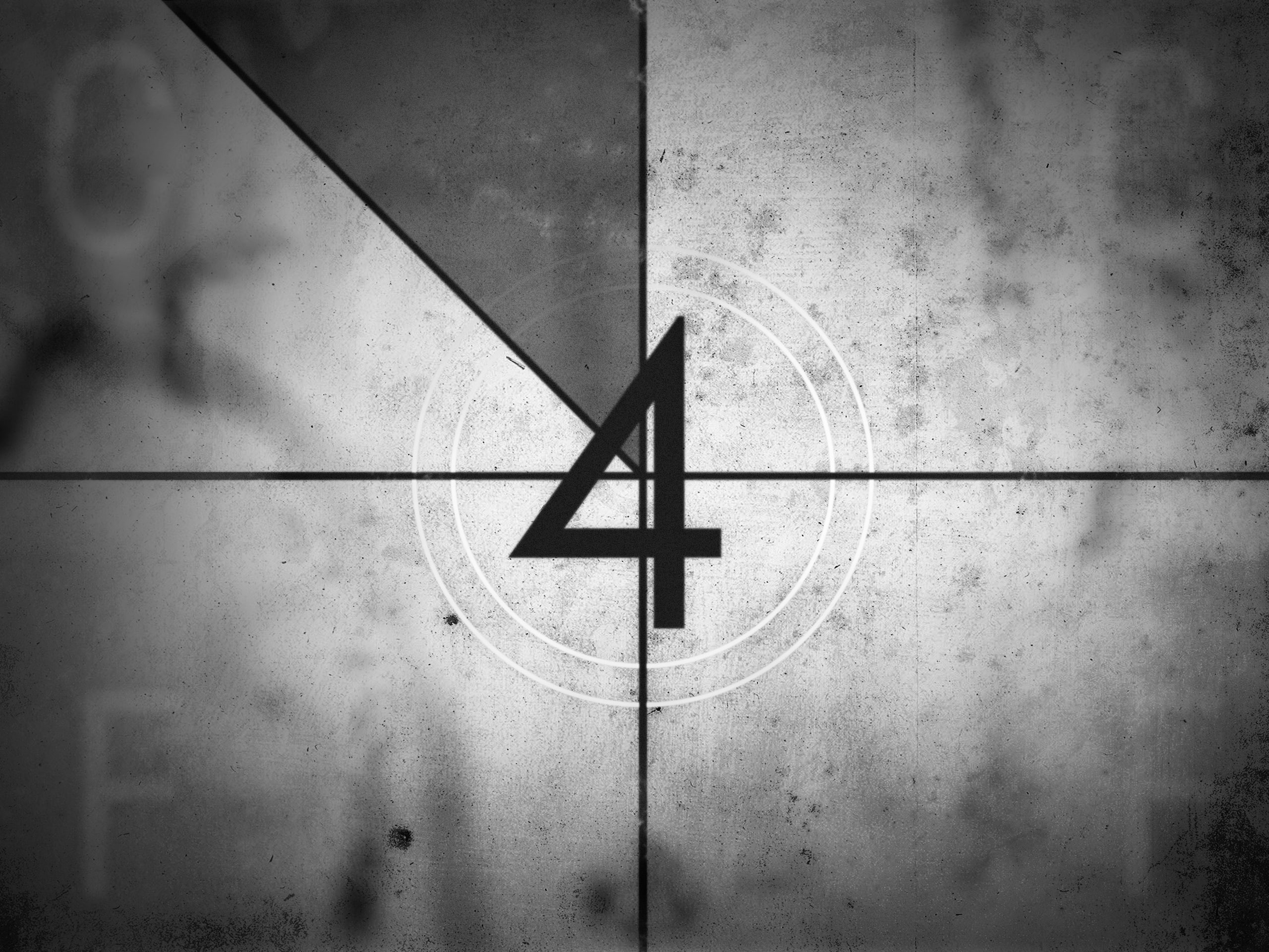 movies, movie, 2K, bw, countdown, hd, 4, HD Wallpaper