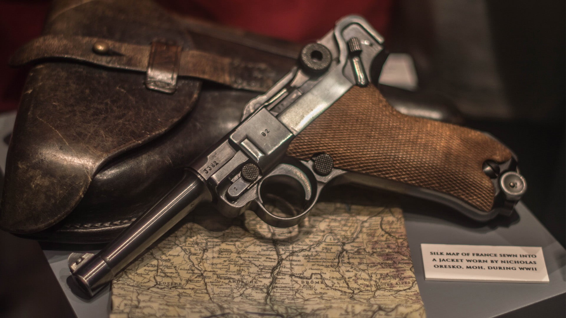 rifle, criminal, wild west, P08, weapon, antique, holster, warning sign, crime, weapons, sign, grey, violence, history, communication, Luger, close-up, HD Wallpaper