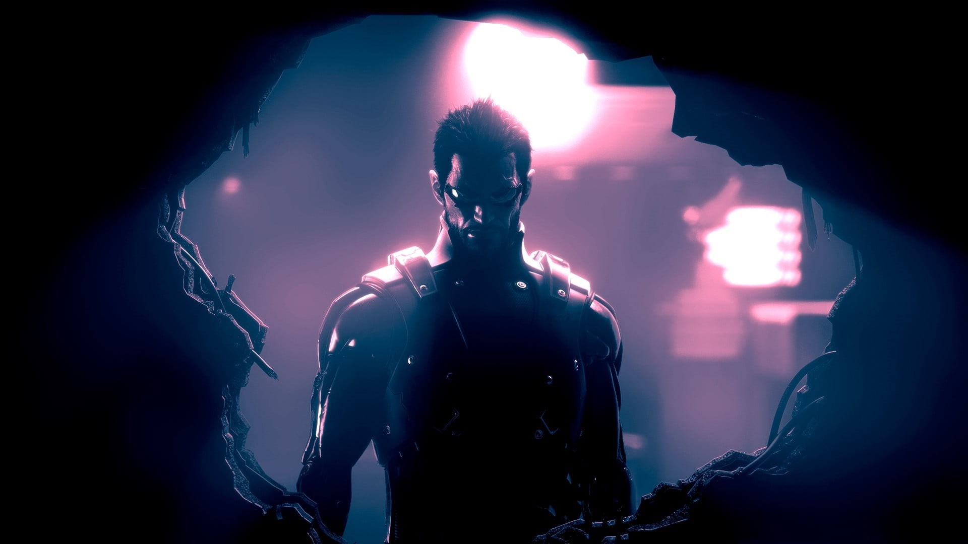 Deus Ex, stage, back lit, concert, performance, real people, enjoyment, rear view, indoors, Deus Ex: Human Revolution, men, video games, people, HD Wallpaper