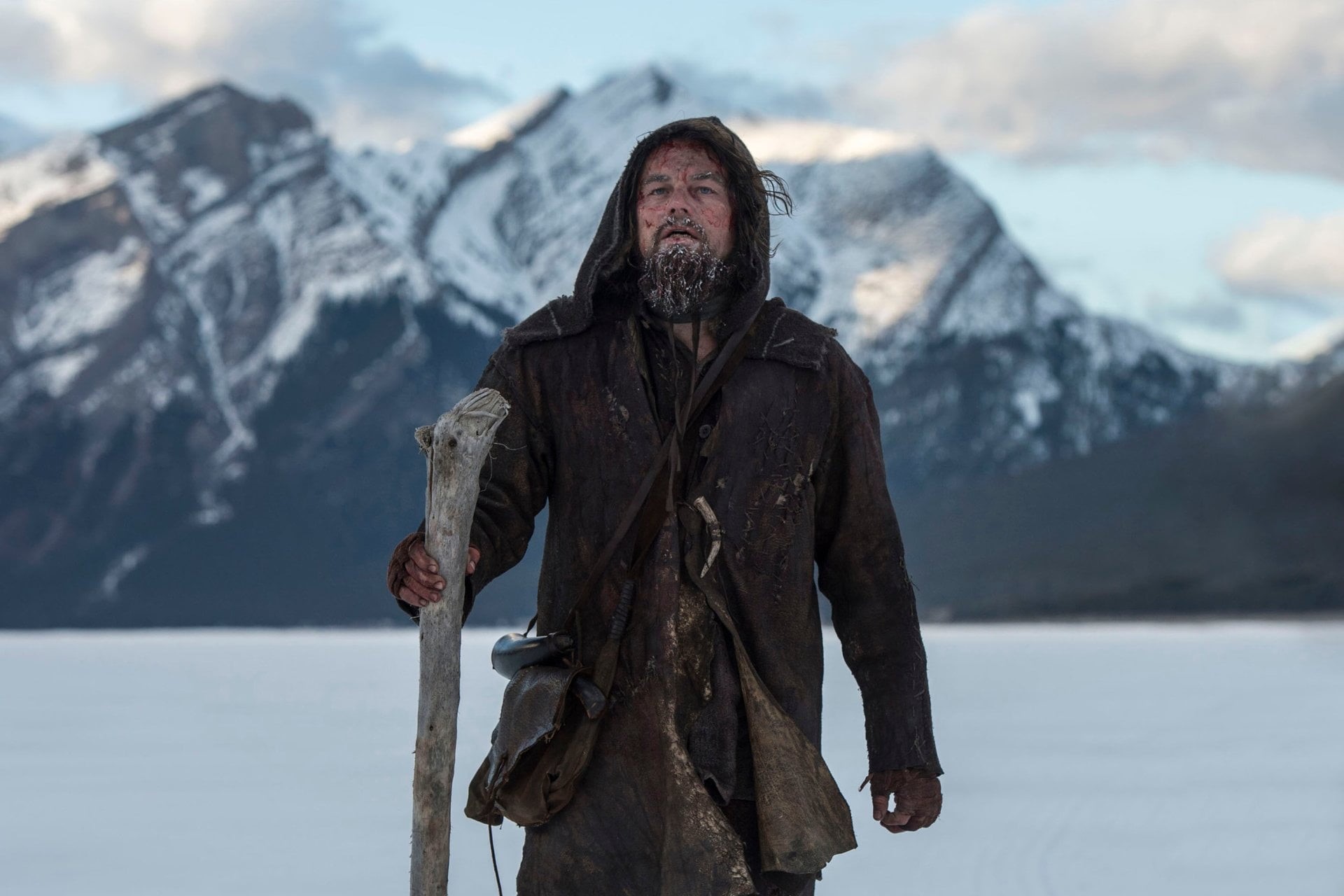 beard, lifestyles, front view, beauty in nature, warm clothing, Leonardo Dicaprio, standing, focus on foreground, scenics - nature, Movie, day, facial hair, HD Wallpaper